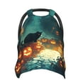 Car Seat Cover Baby, Halloween Black Cat Pumpkin Street Baby Car Seat