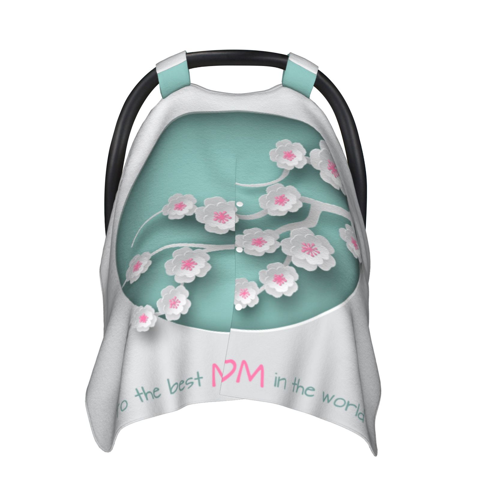 Car Seat Cover Baby - Happy Mother's Day (4) Breathable Infant Car Seat Cover for Baby Carseat, Lightweight Comfort Baby Essentials Must Haves Newborn Stuff for Girl Boy