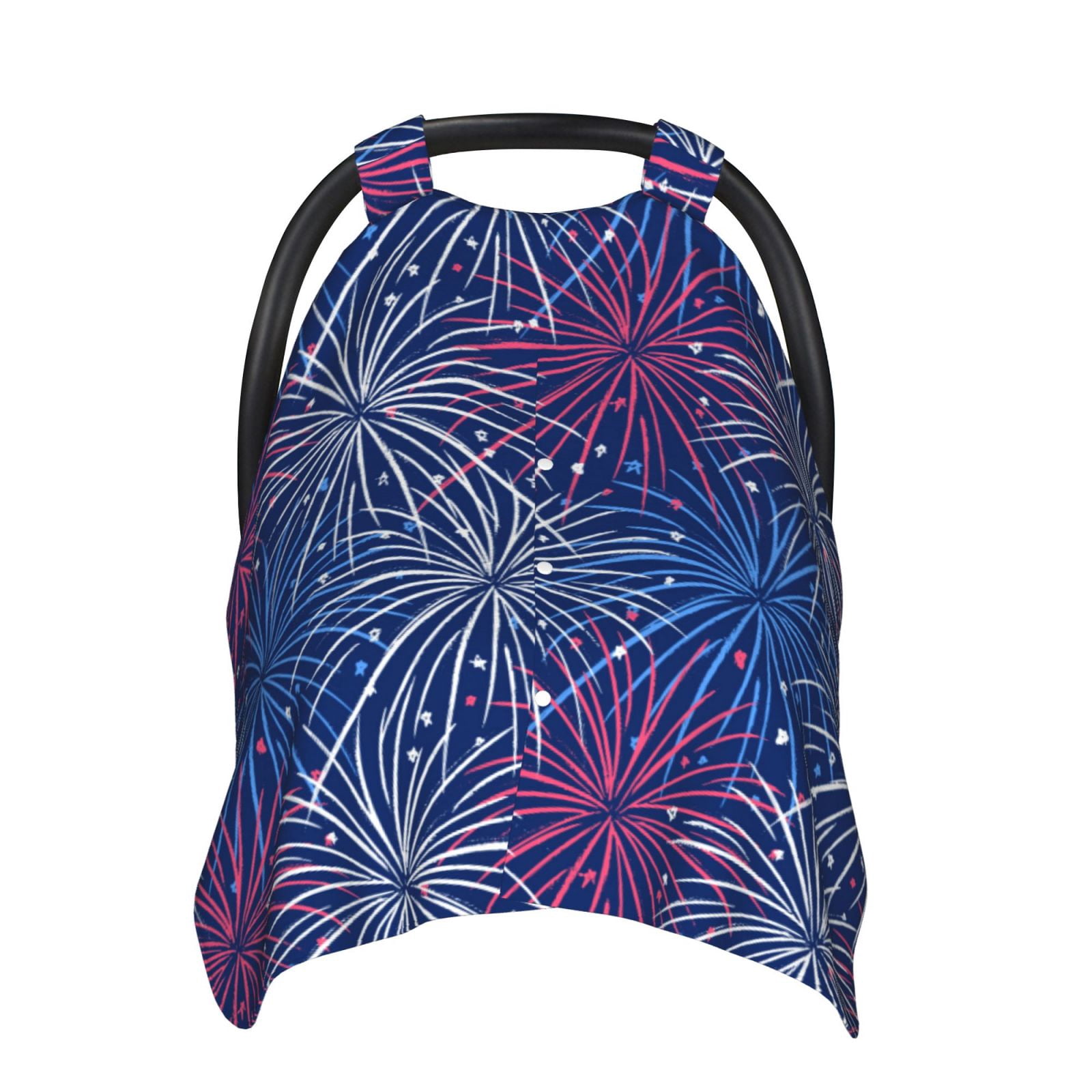 Car Seat Cover Baby - Ireworks In The Night Sky Breathable Infant Car Seat Cover for Baby Carseat, Lightweight Comfort Baby Essentials Must Haves Newborn Stuff for Girl Boy