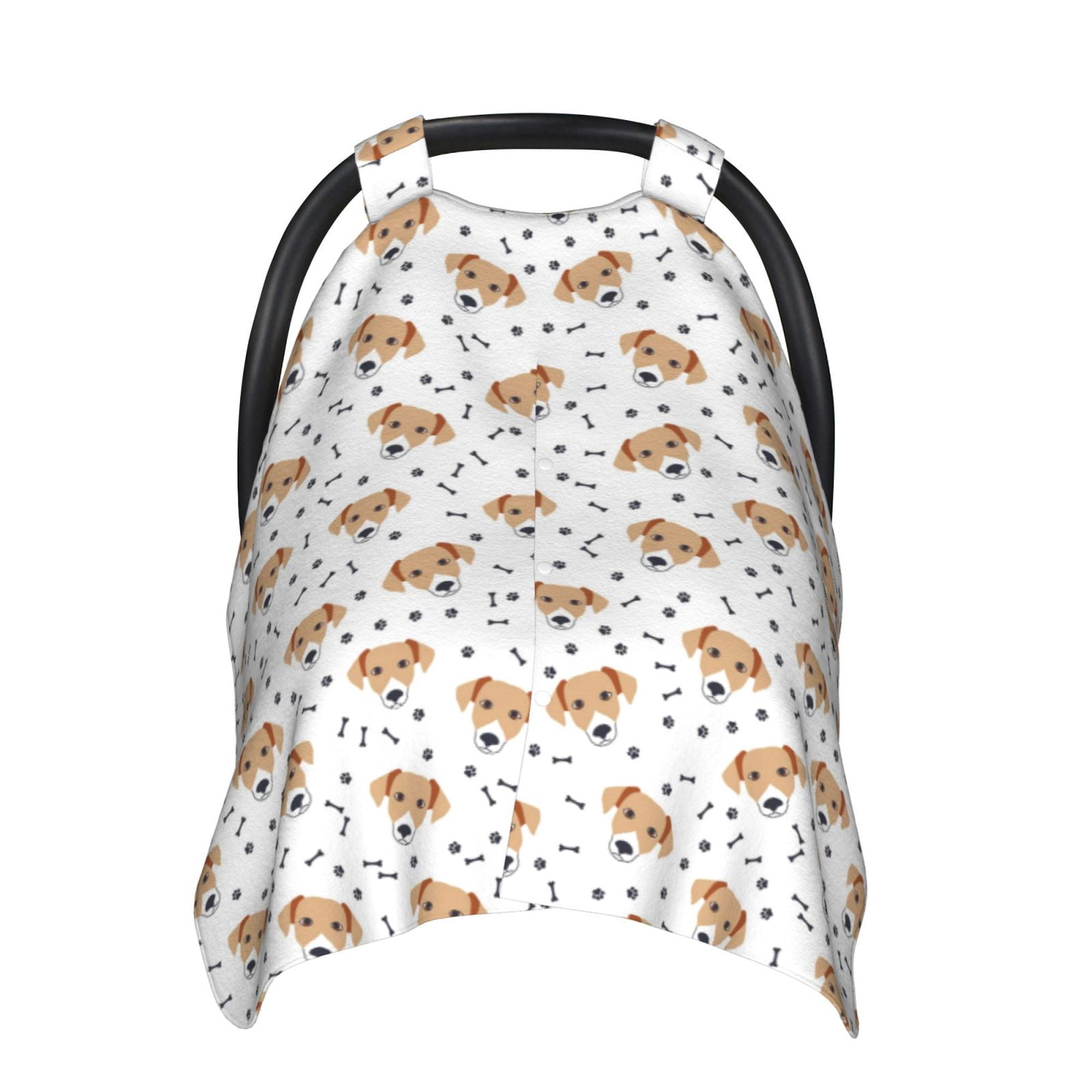 Car Seat Cover Baby - Labrador Retriever Dog Bone Breathable Infant Car Seat Cover for Baby Carseat, Lightweight Comfort Baby Essentials Must Haves Newborn Stuff for Girl Boy