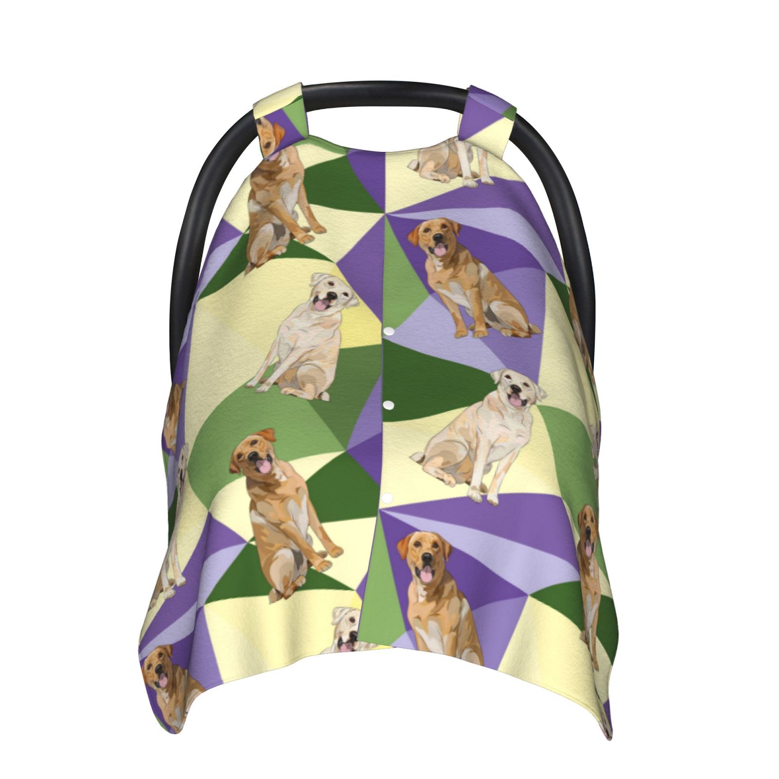 Car Seat Cover Baby - Labrador Retriever Dog No.1015 Breathable Infant Car Seat Cover for Baby Carseat, Lightweight Comfort Baby Essentials Must Haves Newborn Stuff for Girl Boy