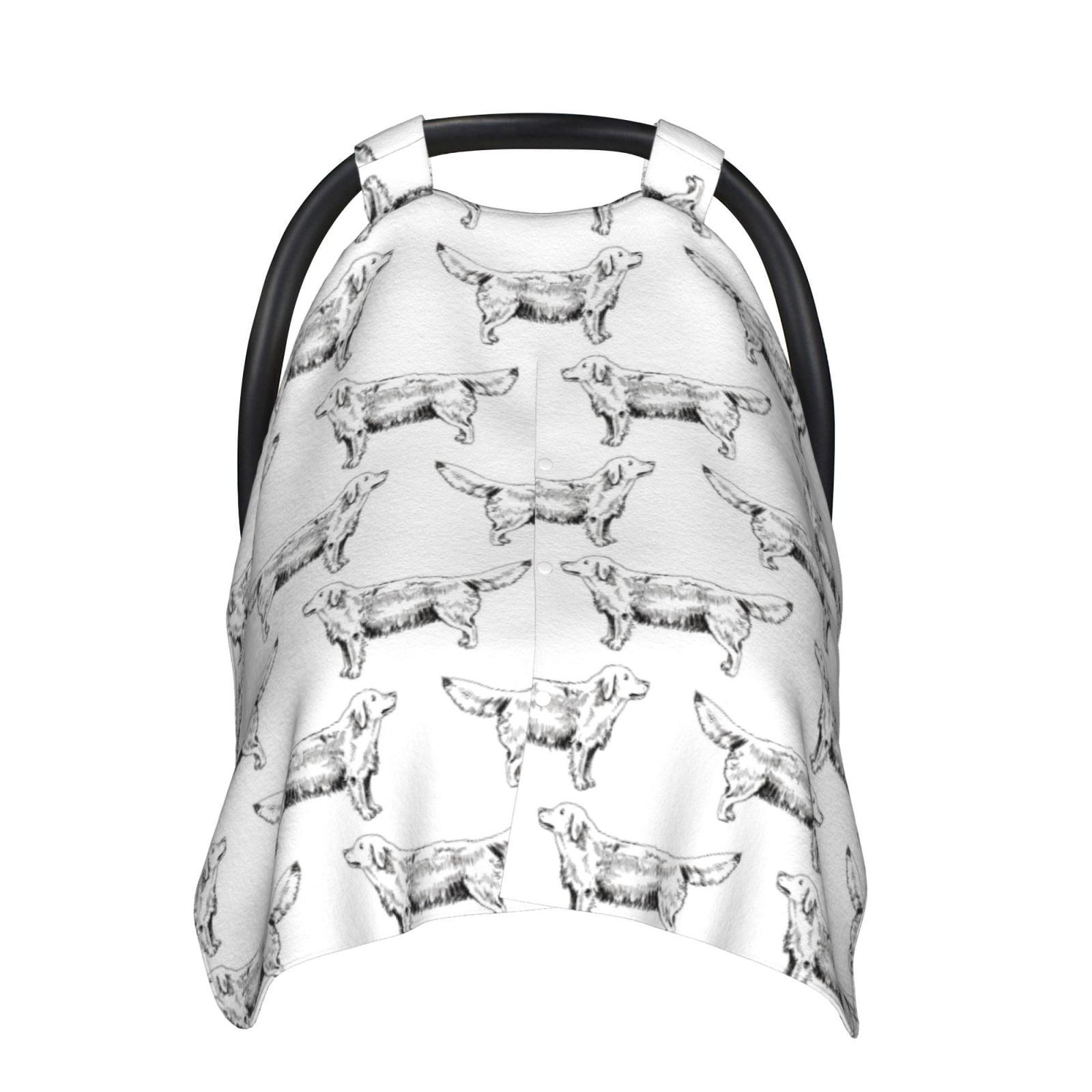 Car Seat Cover Baby - Labrador Retriever Dog No.1002 Breathable Infant Car Seat Cover for Baby Carseat, Lightweight Comfort Baby Essentials Must Haves Newborn Stuff for Girl Boy