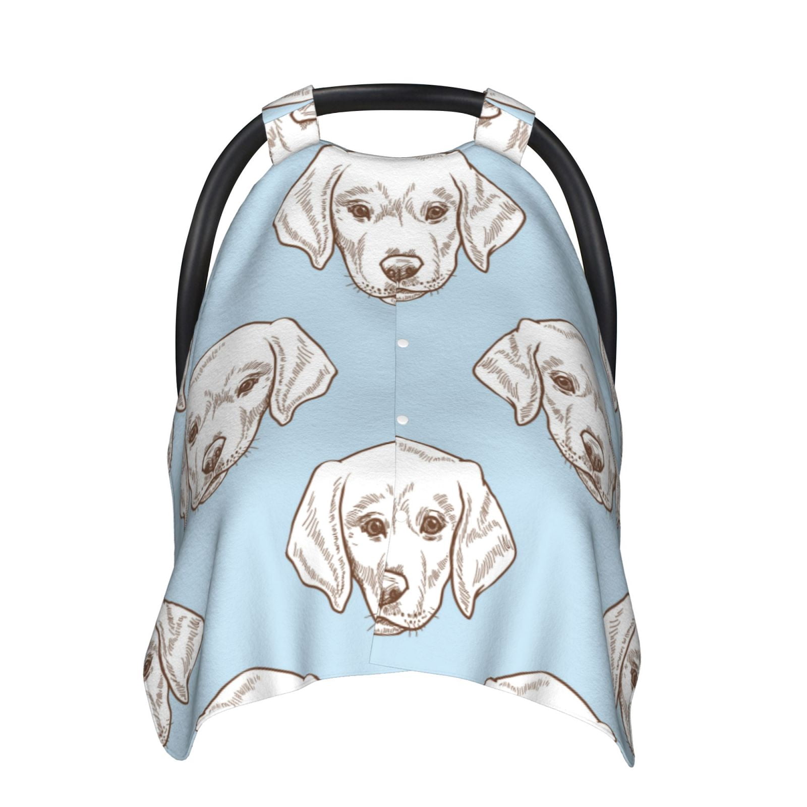 Car Seat Cover Baby - Labrador Retriever Dog No.1012 Breathable Infant Car Seat Cover for Baby Carseat, Lightweight Comfort Baby Essentials Must Haves Newborn Stuff for Girl Boy