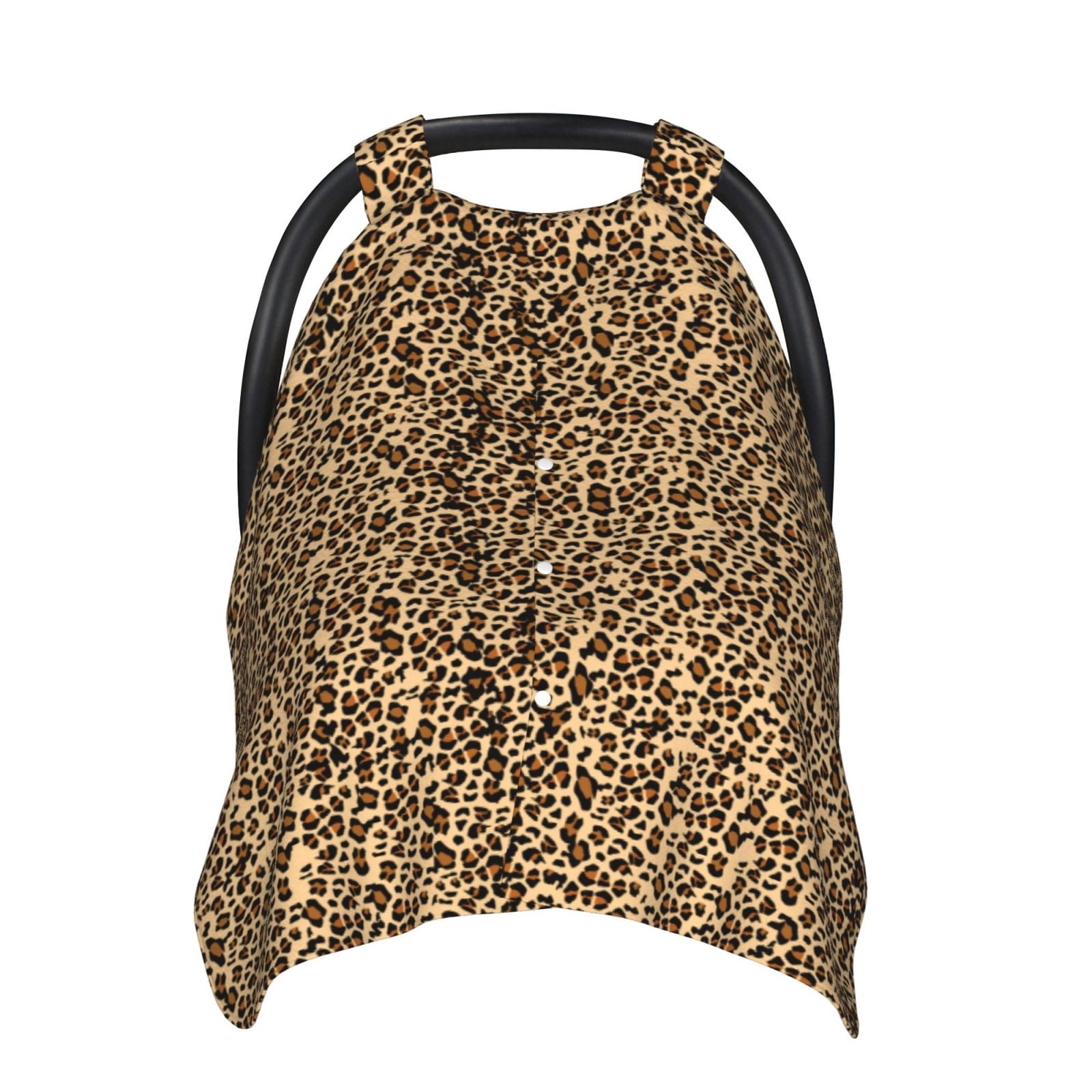 Car Seat Cover Baby - Leopard print brown Breathable Infant Car Seat Cover for Baby Carseat, Lightweight Comfort Baby Essentials Must Haves Newborn Stuff for Girl Boy