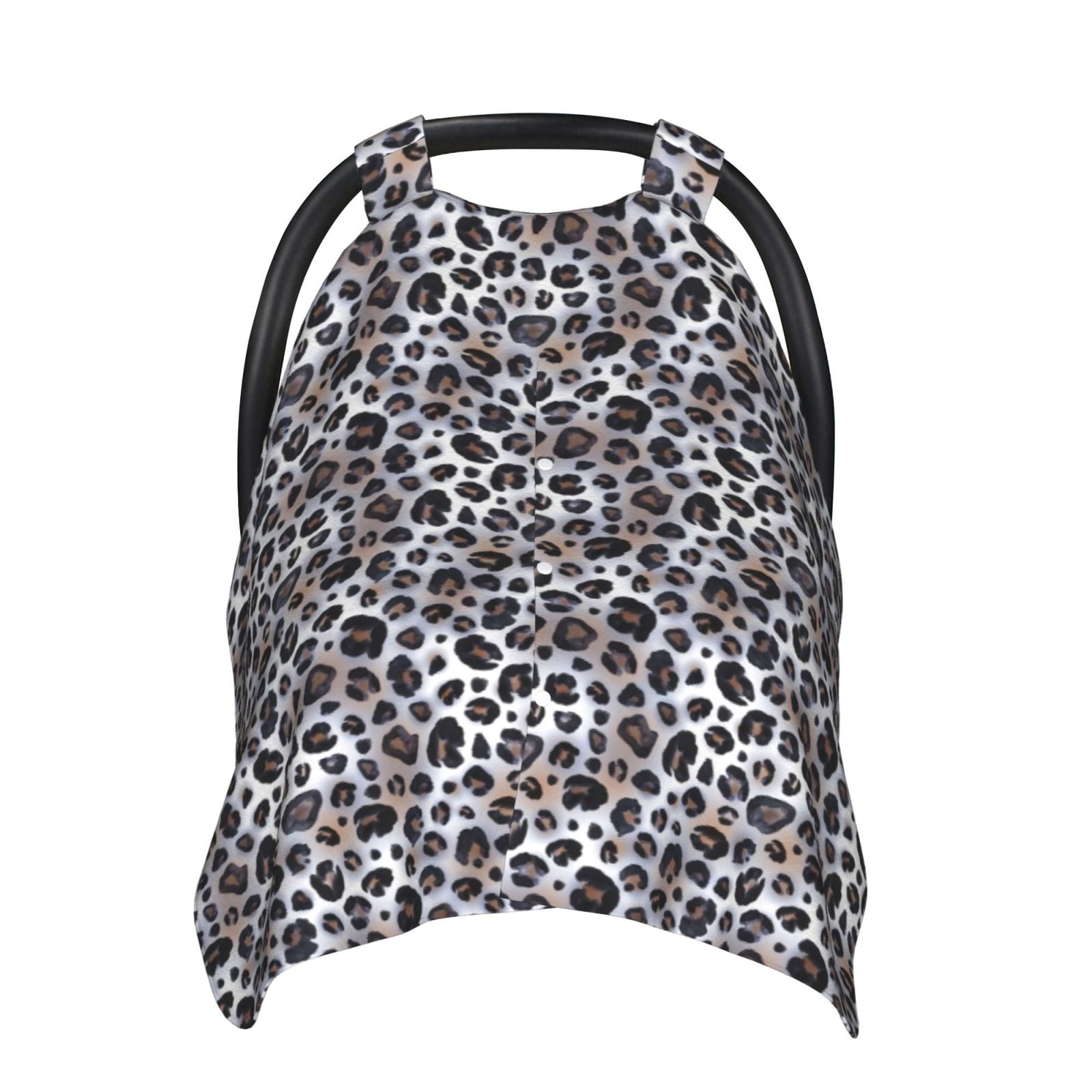 Car Seat Cover Baby - Leopard print fashion Breathable Infant Car Seat Cover for Baby Carseat, Lightweight Comfort Baby Essentials Must Haves Newborn Stuff for Girl Boy