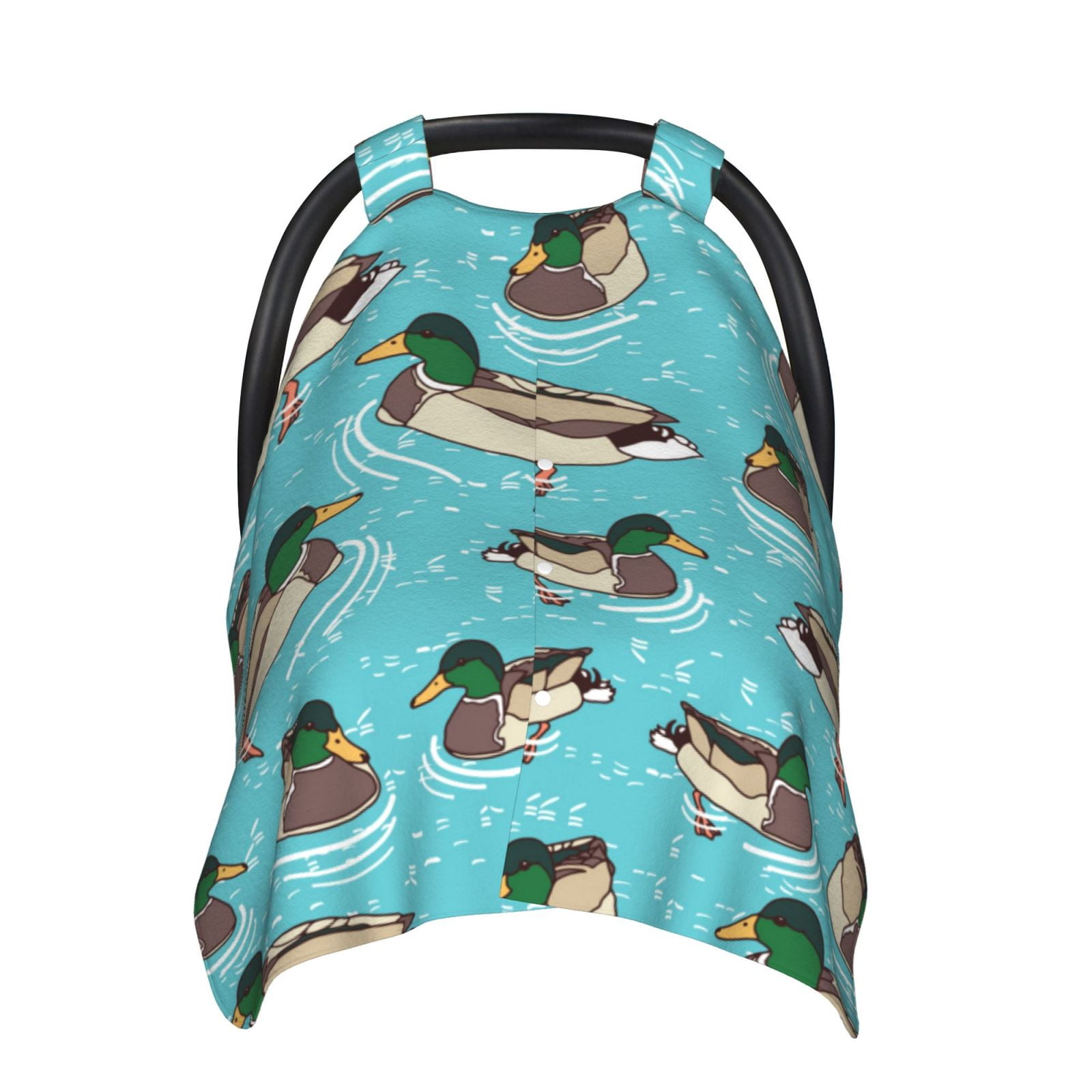 Car Seat Cover Baby - Mallard Ducks Swimming In The Lake Breathable Infant Car Seat Cover for Baby Carseat, Lightweight Comfort Baby Essentials Must Haves Newborn Stuff for Girl Boy