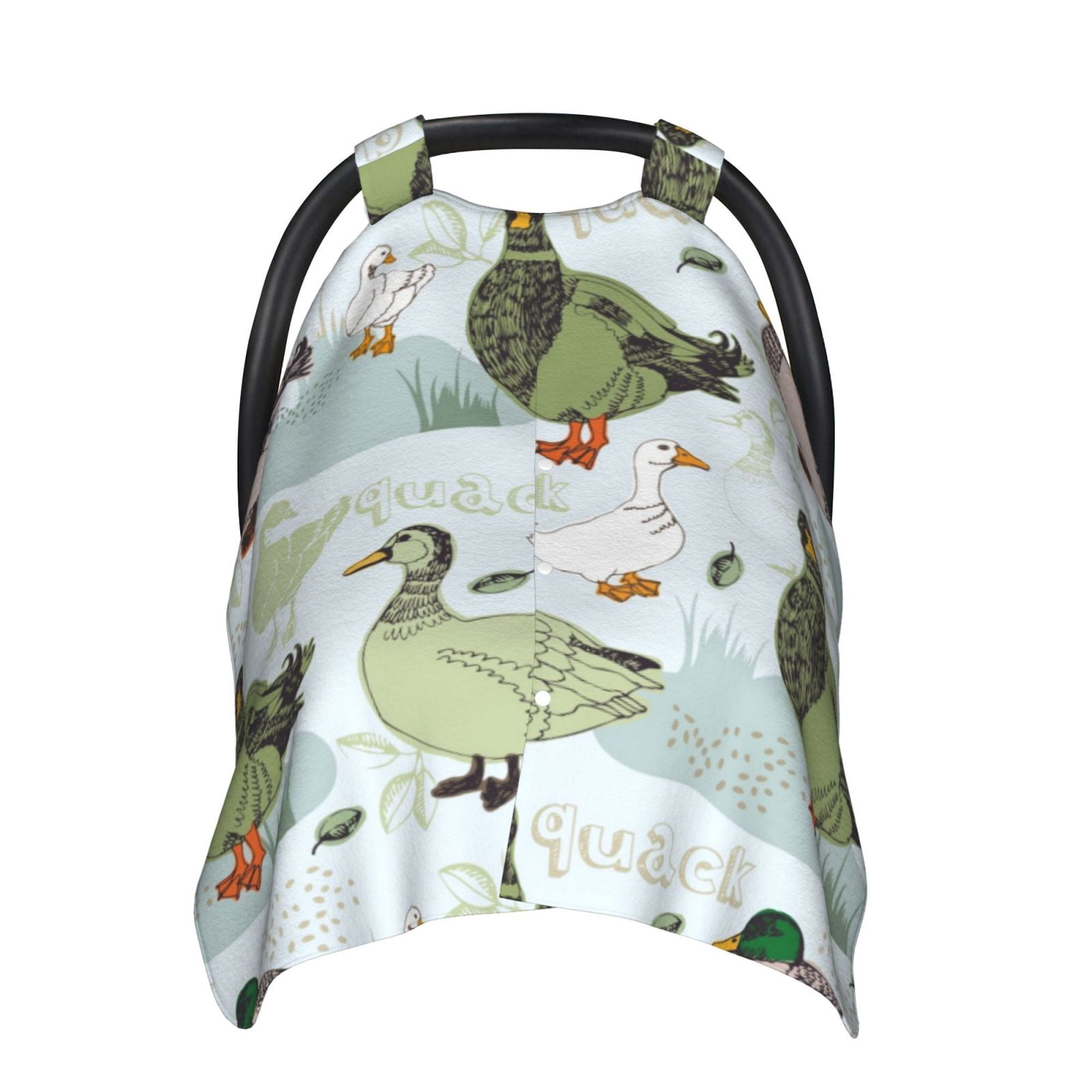 Car Seat Cover Baby - Mallard Ducks Wild Birds Breathable Infant Car Seat Cover for Baby Carseat, Lightweight Comfort Baby Essentials Must Haves Newborn Stuff for Girl Boy