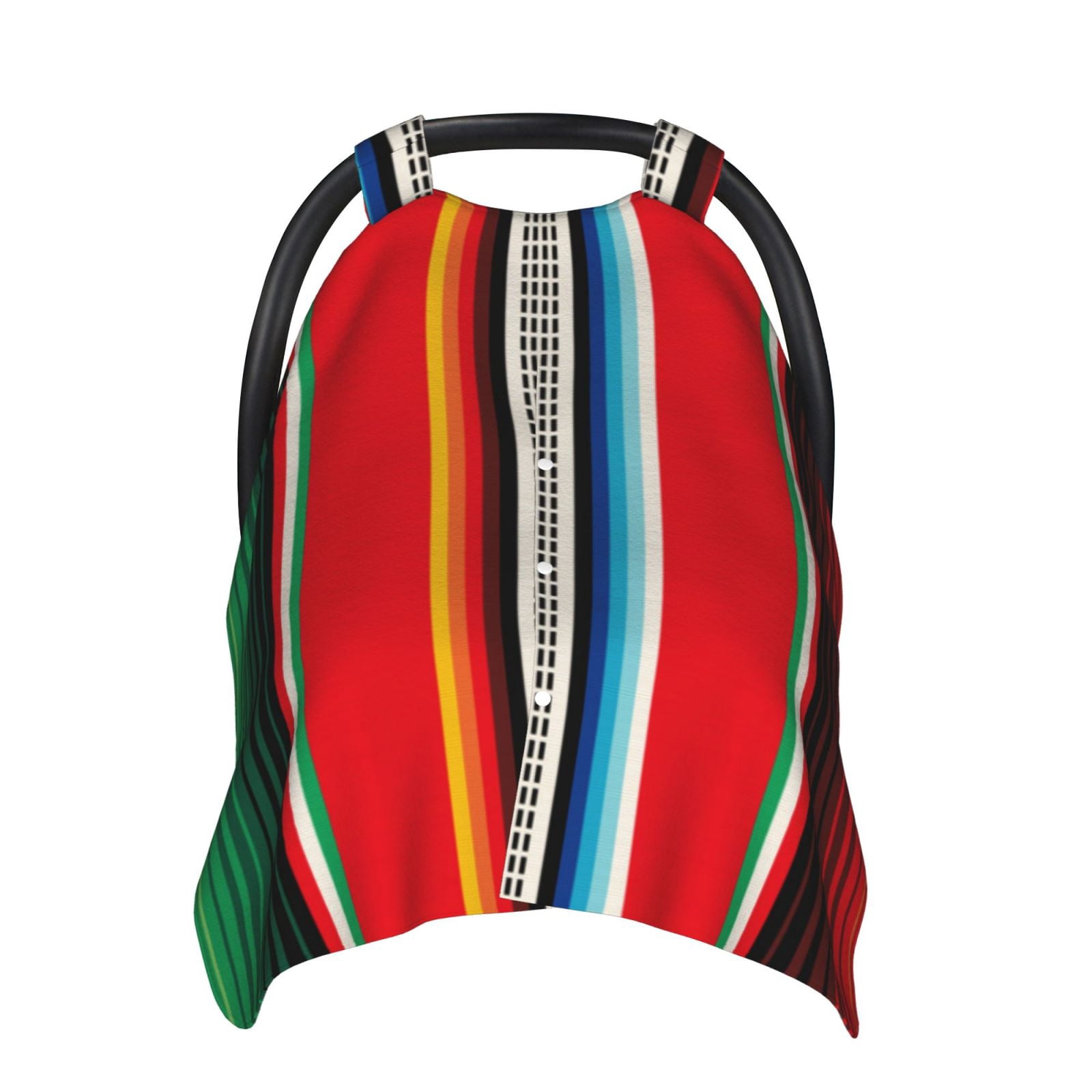 Car Seat Cover Baby - Mexican Serape Blanket Stripes Breathable Infant Car Seat Cover for Baby Carseat, Lightweight Comfort Baby Essentials Must Haves Newborn Stuff for Girl Boy