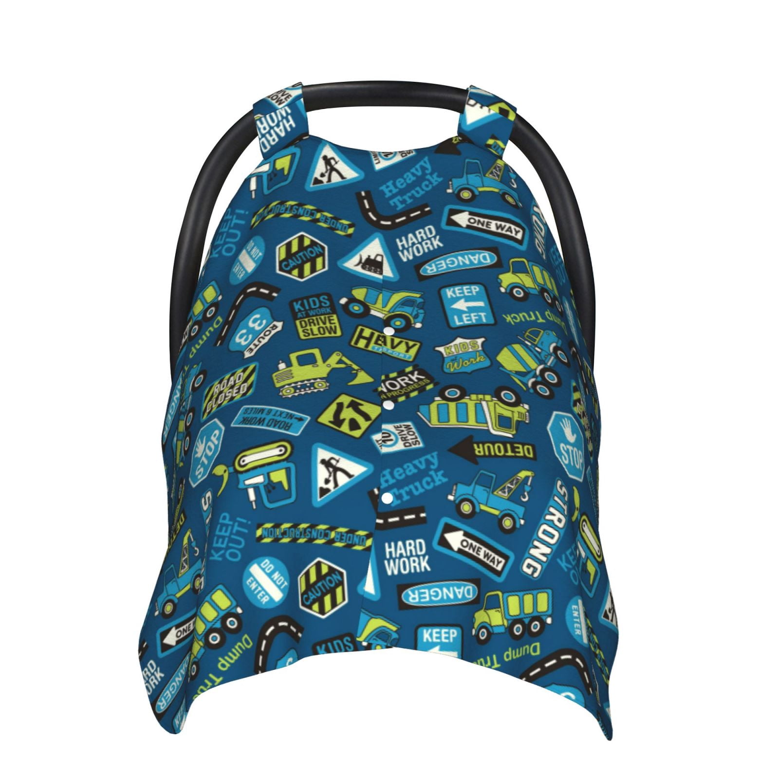 Car Seat Cover Baby - Modern excavator A Breathable Infant Car Seat Cover for Baby Carseat, Lightweight Comfort Baby Essentials Must Haves Newborn Stuff for Girl Boy