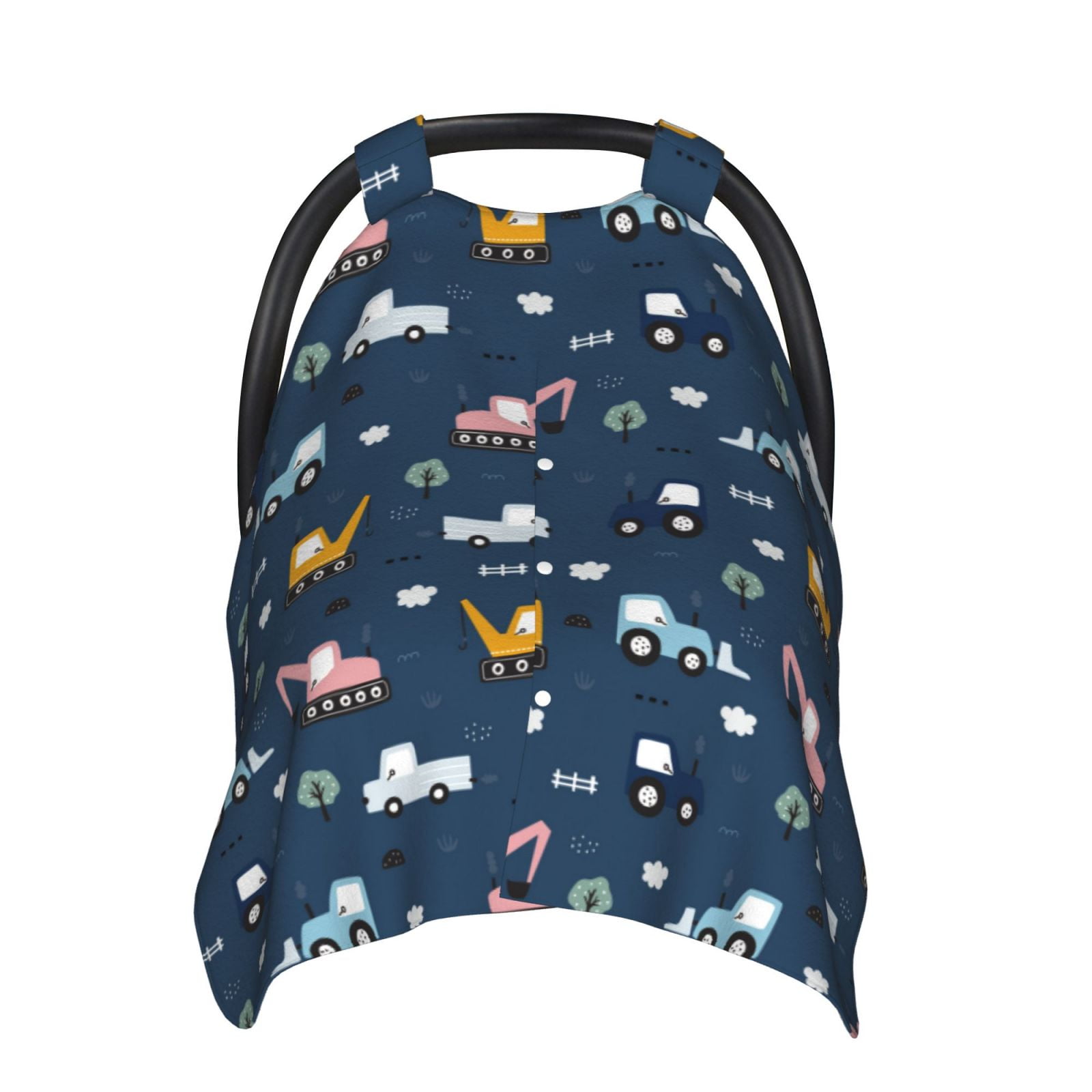 Car Seat Cover Baby - Modern modern excavator D Breathable Infant Car Seat Cover for Baby Carseat, Lightweight Comfort Baby Essentials Must Haves Newborn Stuff for Girl Boy