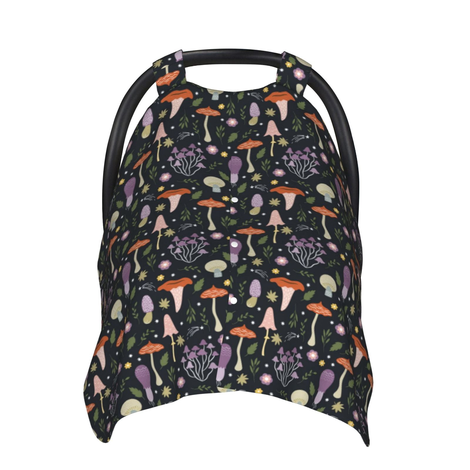 Car Seat Cover Baby - Mushroom print B Breathable Infant Car Seat Cover for Baby Carseat, Lightweight Comfort Baby Essentials Must Haves Newborn Stuff for Girl Boy