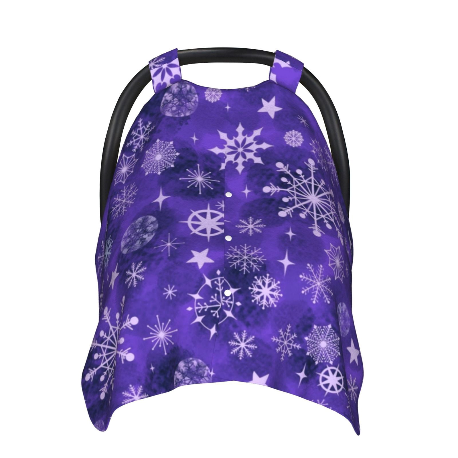 Car Seat Cover Baby - New Year Snowflakes Breathable Infant Car Seat Cover for Baby Carseat, Lightweight Comfort Baby Essentials Must Haves Newborn Stuff for Girl Boy