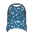 thumbnail image 1 of Car Seat Cover Baby, Octopus And Whale Baby Car Seat Cover for Baby Boys Girls Newborn , Infant Car Seat Canopy Cover Nursing Breastfeeding Cover Warm Blanket, 1 of 7