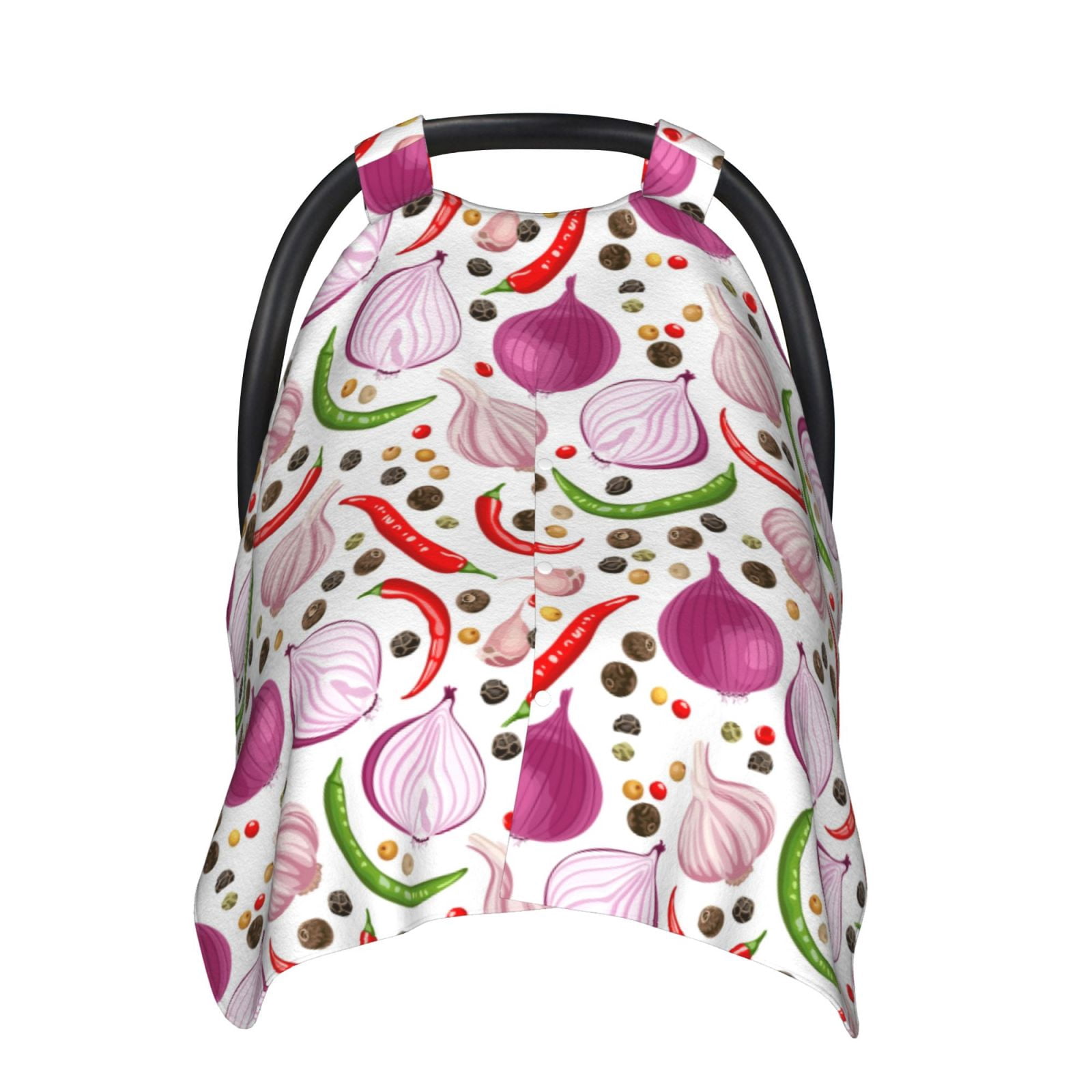 Car Seat Cover Baby - Onion bell pepper Breathable Infant Car Seat Cover for Baby Carseat, Lightweight Comfort Baby Essentials Must Haves Newborn Stuff for Girl Boy