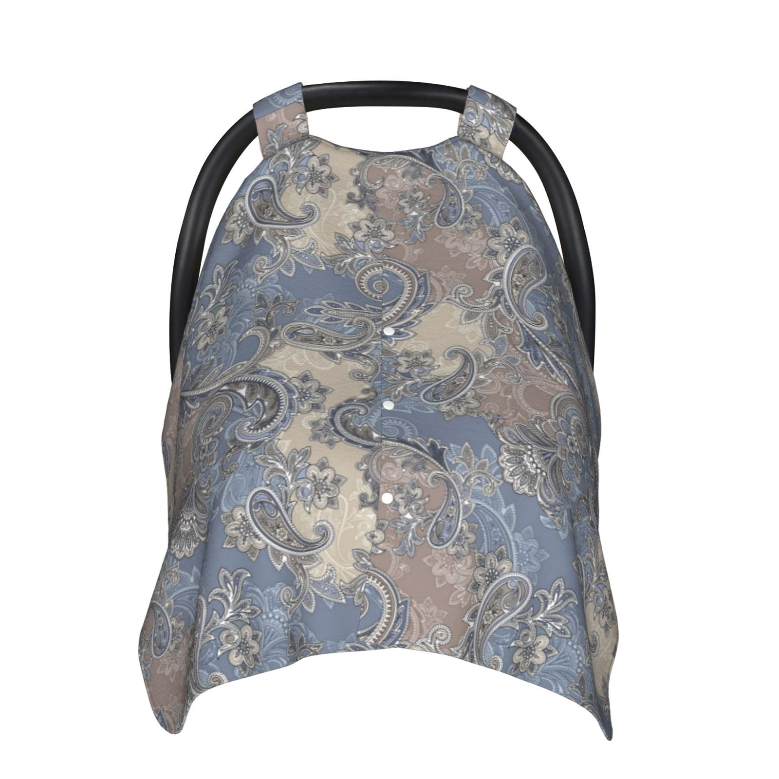 Car Seat Cover Baby - Paisley Pattern No.9066 Breathable Infant Car Seat Cover for Baby Carseat, Lightweight Comfort Baby Essentials Must Haves Newborn Stuff for Girl Boy
