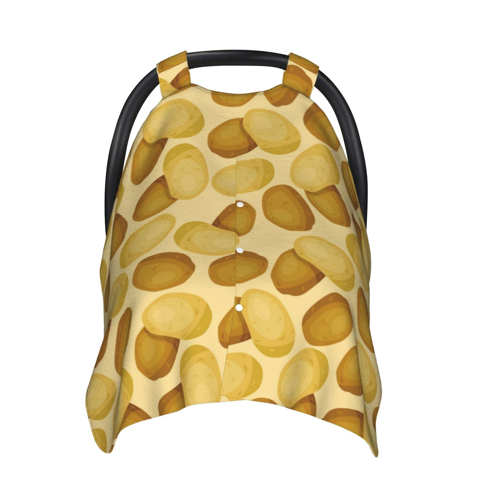 Car Seat Cover Baby - Potato print Breathable Infant Car Seat Cover for Baby Carseat, Lightweight Comfort Baby Essentials Must Haves Newborn Stuff for Girl Boy