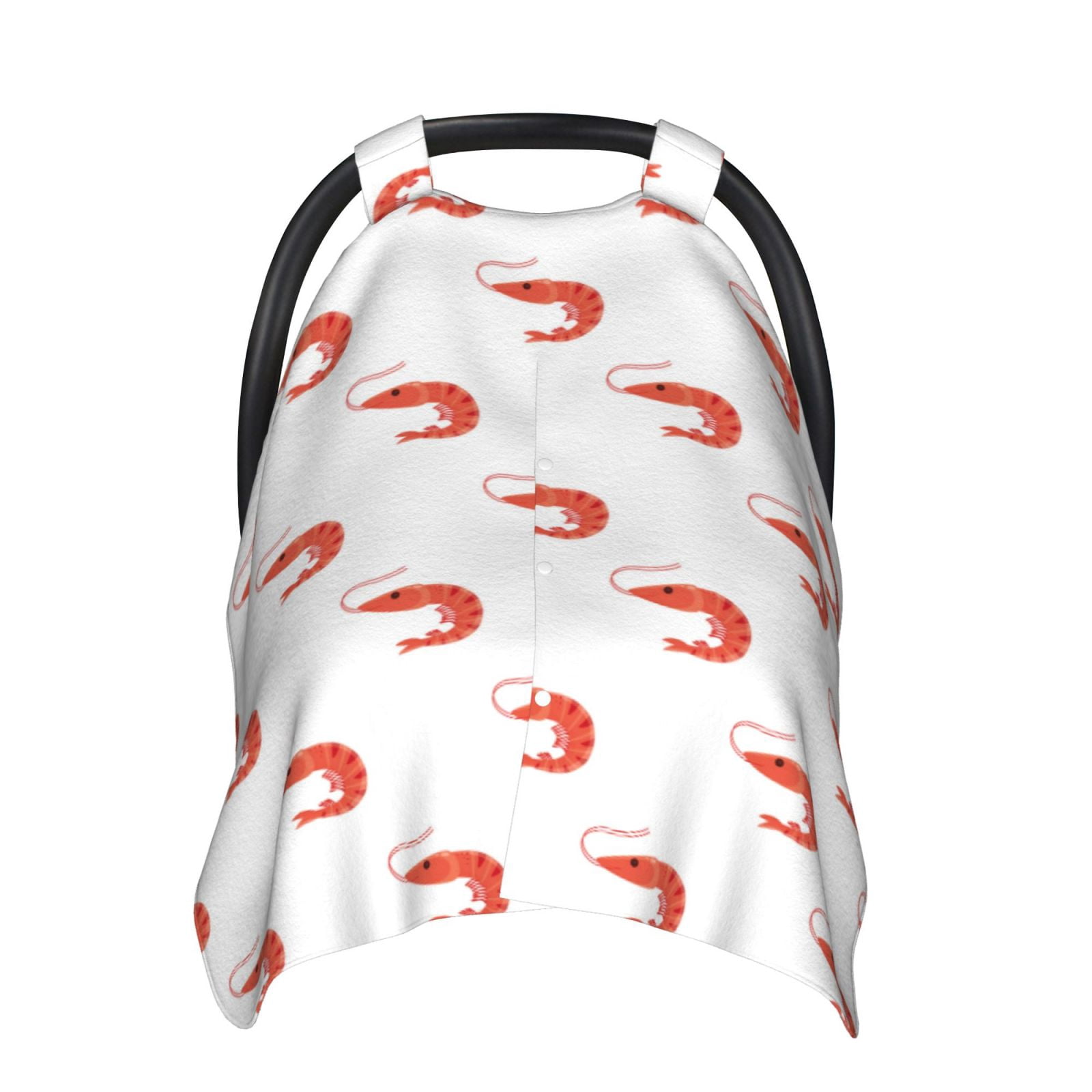Car Seat Cover Baby - Shrimp No.9037 Breathable Infant Car Seat Cover for Baby Carseat, Lightweight Comfort Baby Essentials Must Haves Newborn Stuff for Girl Boy