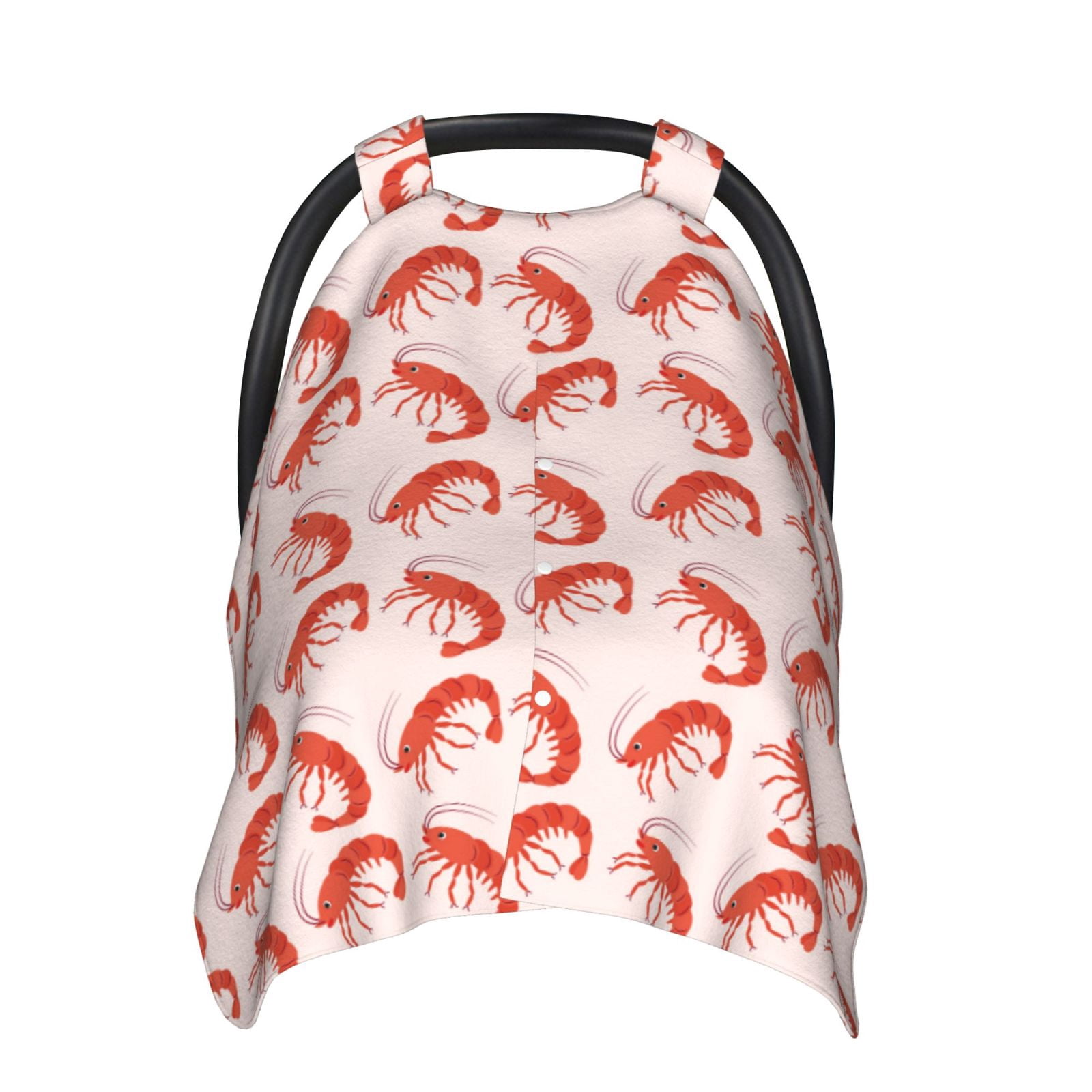 Car Seat Cover Baby - Shrimp No.9081 Breathable Infant Car Seat Cover for Baby Carseat, Lightweight Comfort Baby Essentials Must Haves Newborn Stuff for Girl Boy