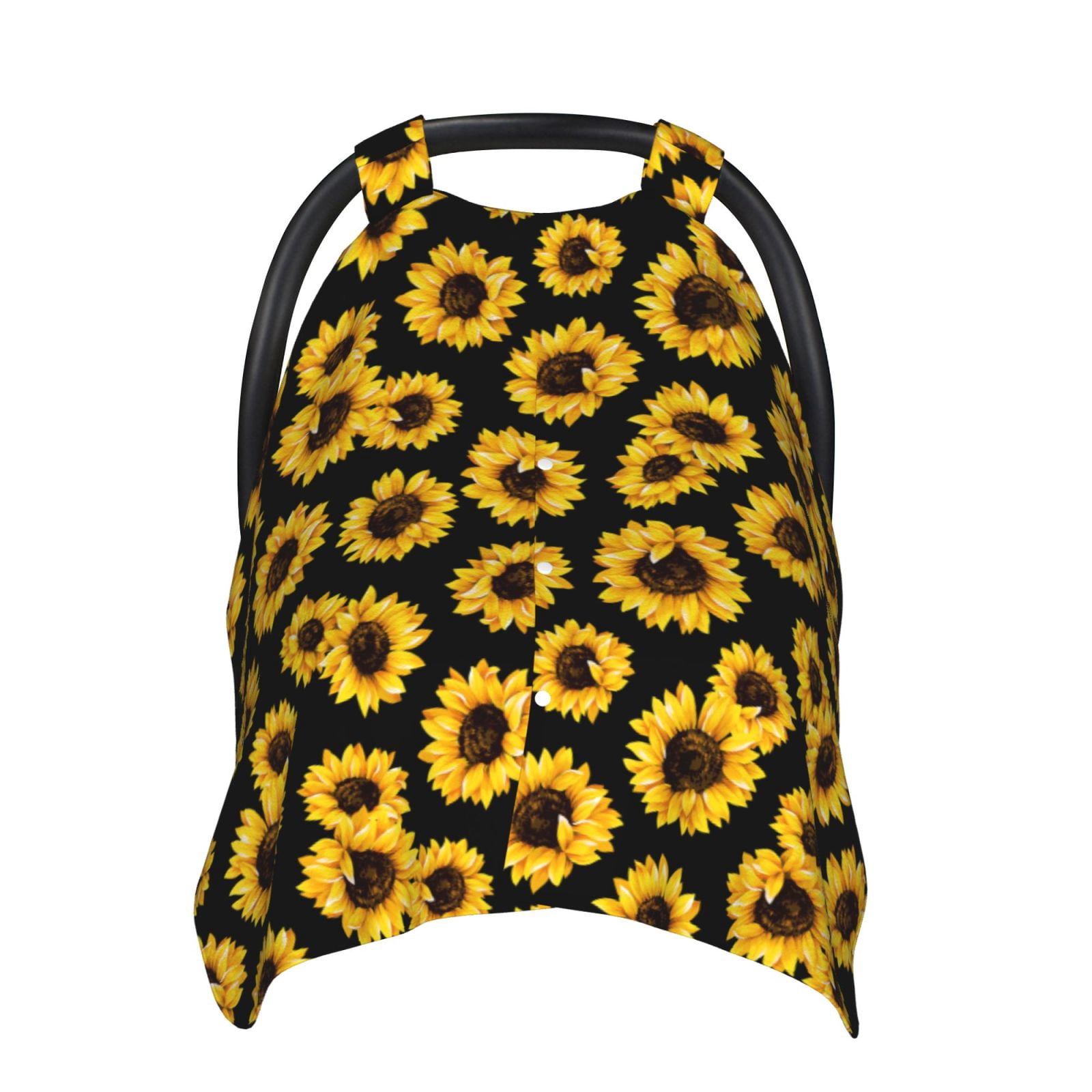 Car Seat Cover Baby - Sunflower 6 Breathable Infant Car Seat Cover for Baby Carseat, Lightweight Comfort Baby Essentials Must Haves Newborn Stuff for Girl Boy