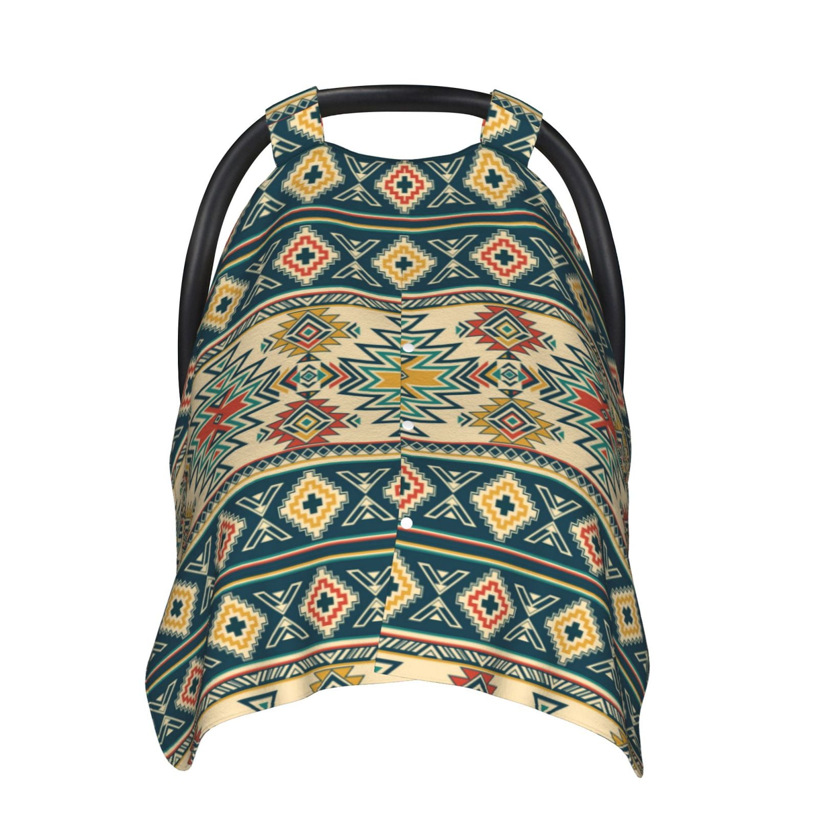 Car Seat Cover Baby - Traditional Tribal Aztec1 Breathable Infant Car Seat Cover for Baby Carseat, Lightweight Comfort Baby Essentials Must Haves Newborn Stuff for Girl Boy