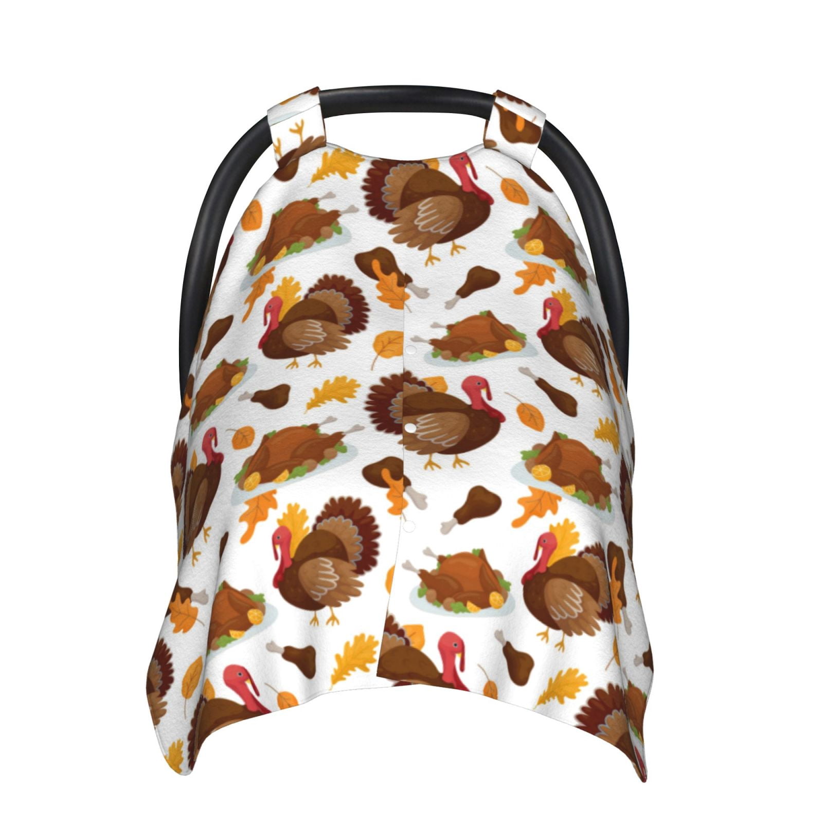 Car Seat Cover Baby - Turkey And Thanksgiving3 Breathable Infant Car Seat Cover for Baby Carseat, Lightweight Comfort Baby Essentials Must Haves Newborn Stuff for Girl Boy