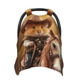 thumbnail image 1 of Car Seat Cover Baby, Western Cowboy Guinea Pig Baby Car Seat Cover for Baby Boys Girls Newborn , Infant Car Seat Canopy Cover Nursing Breastfeeding Cover Warm Blanket, 1 of 7