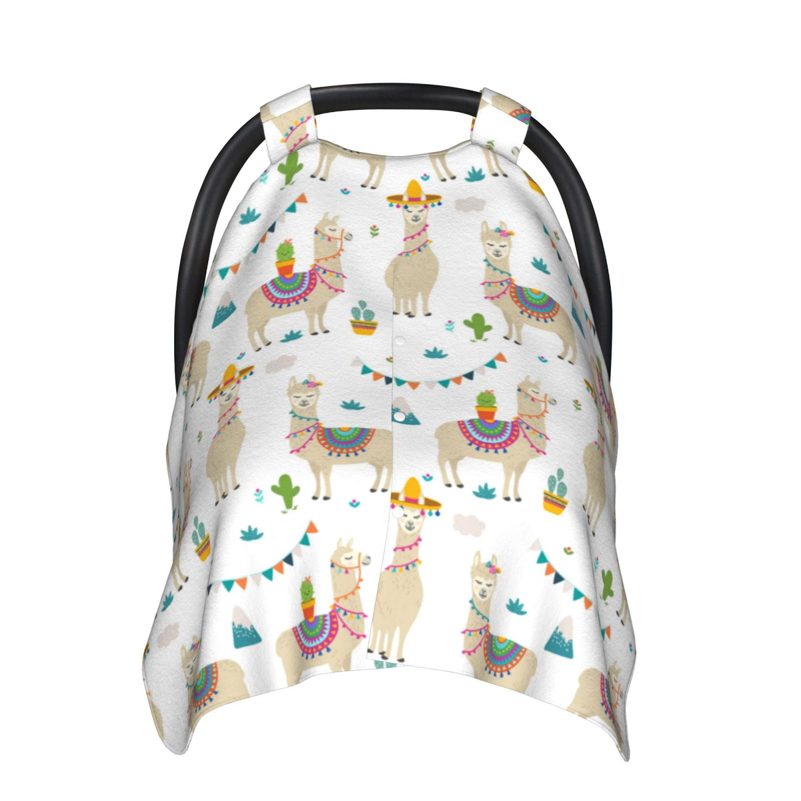 JECOODY Infant Multi-Use Cover - Green Alpaca Stroller, Car Seat & Shopping Cart Protector