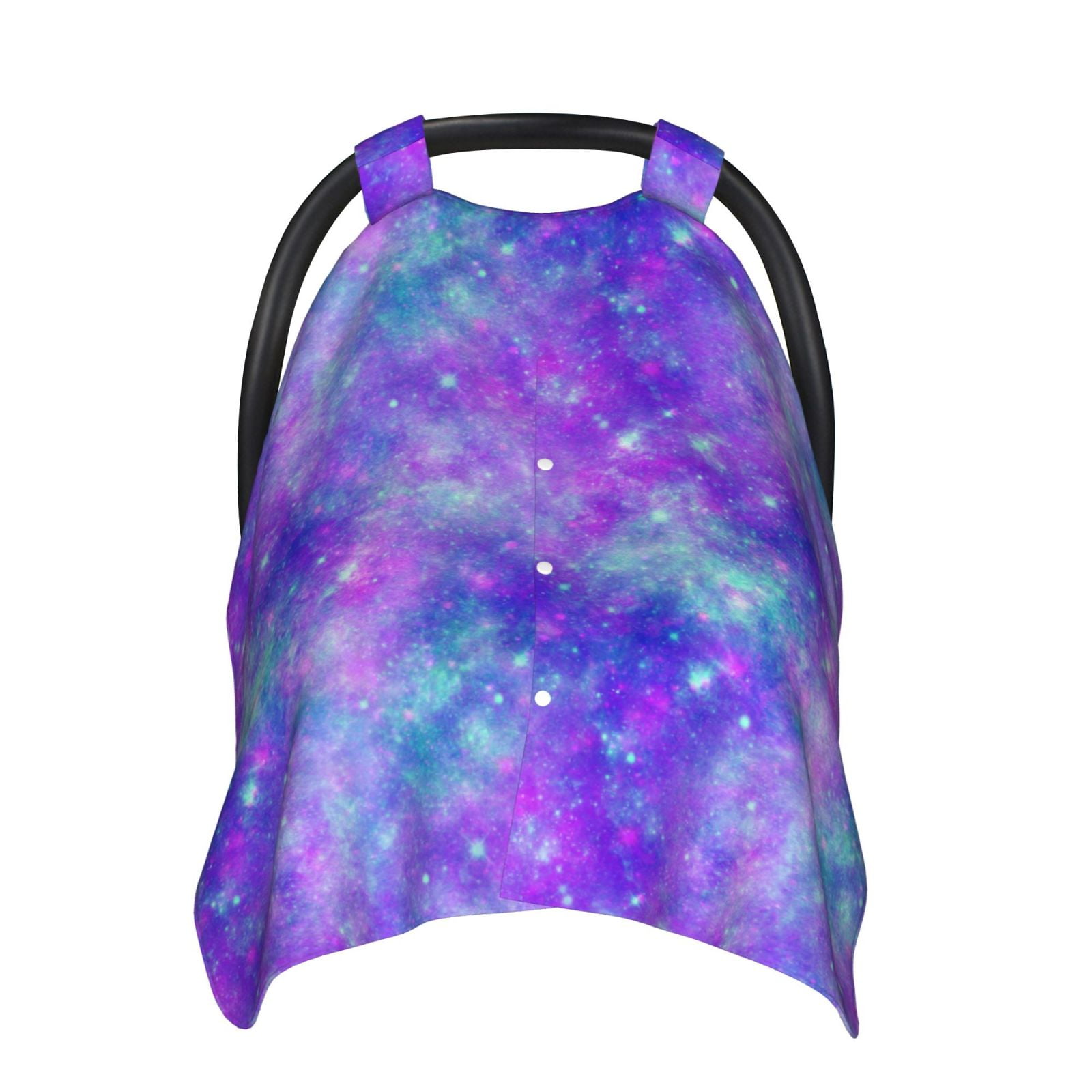 Car Seat Cover Baby aesthetic galaxy sky blue purple Breathable Comfort Infant Car Seat Cover