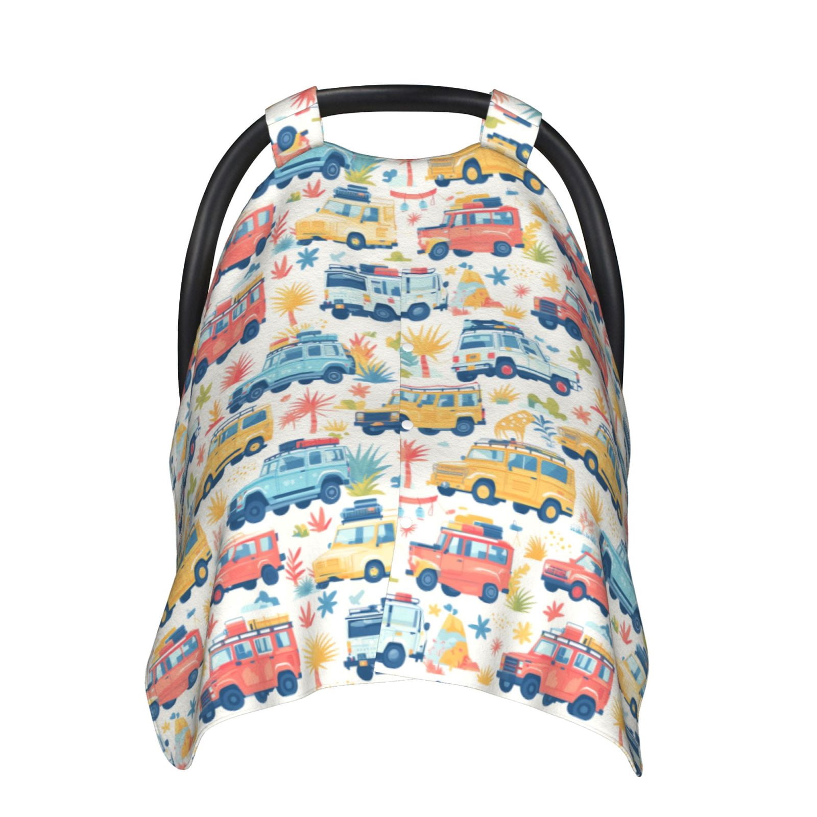 Car Seat Cover Baby - cartoon travel RV SUV Breathable Infant Car Seat Cover for Baby Carseat, Lightweight Comfort Baby Essentials Must Haves Newborn Stuff for Girl Boy