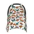 Car Seat Cover Baby, colorful butterfly A Baby Car Seat Cover for Baby