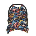 thumbnail image 1 of Car Seat Cover Baby, colorful off road racing car Baby Car Seat Cover for Baby Boys Girls Newborn , Infant Car Seat Canopy Cover Nursing Breastfeeding Cover Warm Blanket, 1 of 7