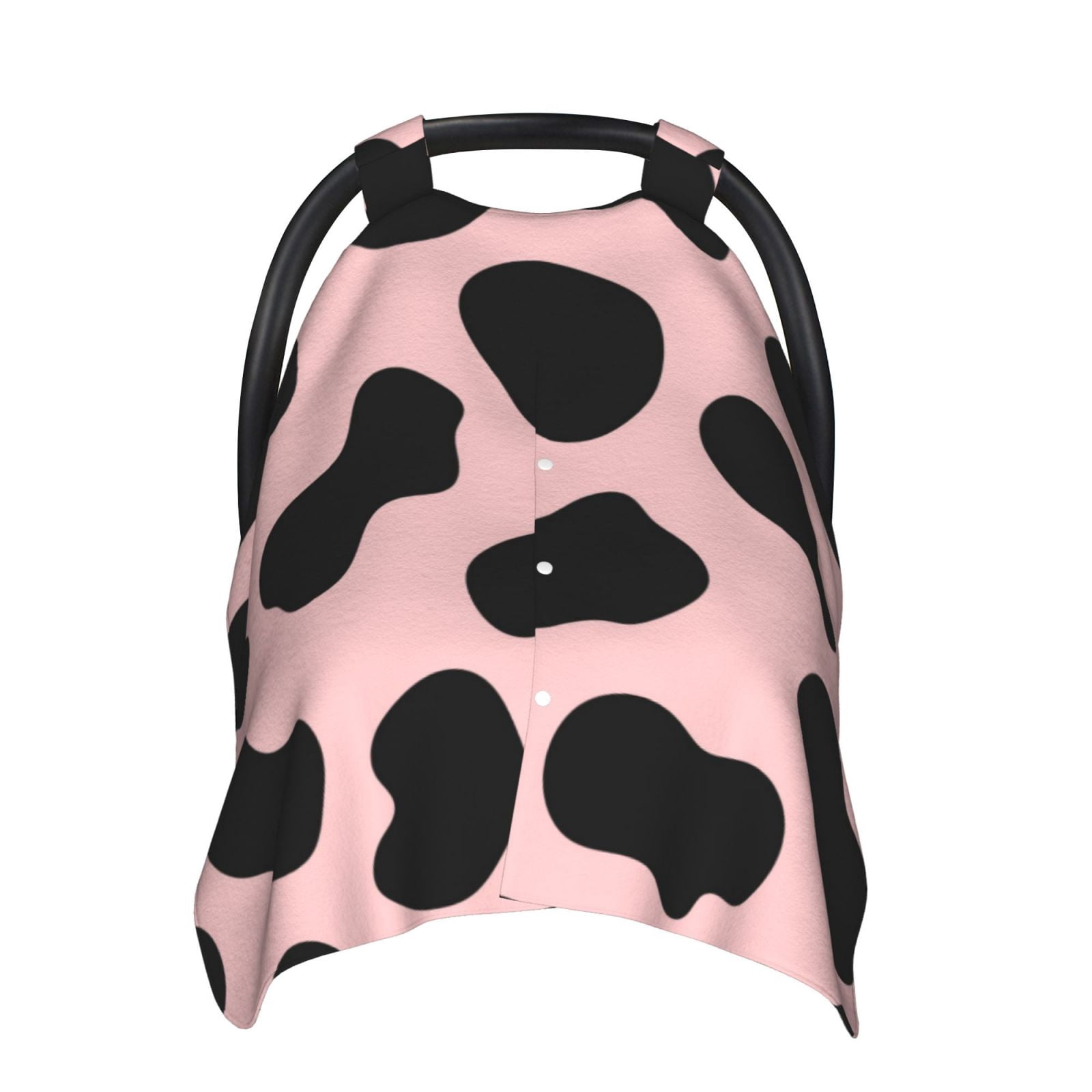 Car Seat Cover Baby - cow spots Cute girly print Breathable Infant Car Seat Cover for Baby Carseat, Lightweight Comfort Baby Essentials Must Haves Newborn Stuff for Girl Boy