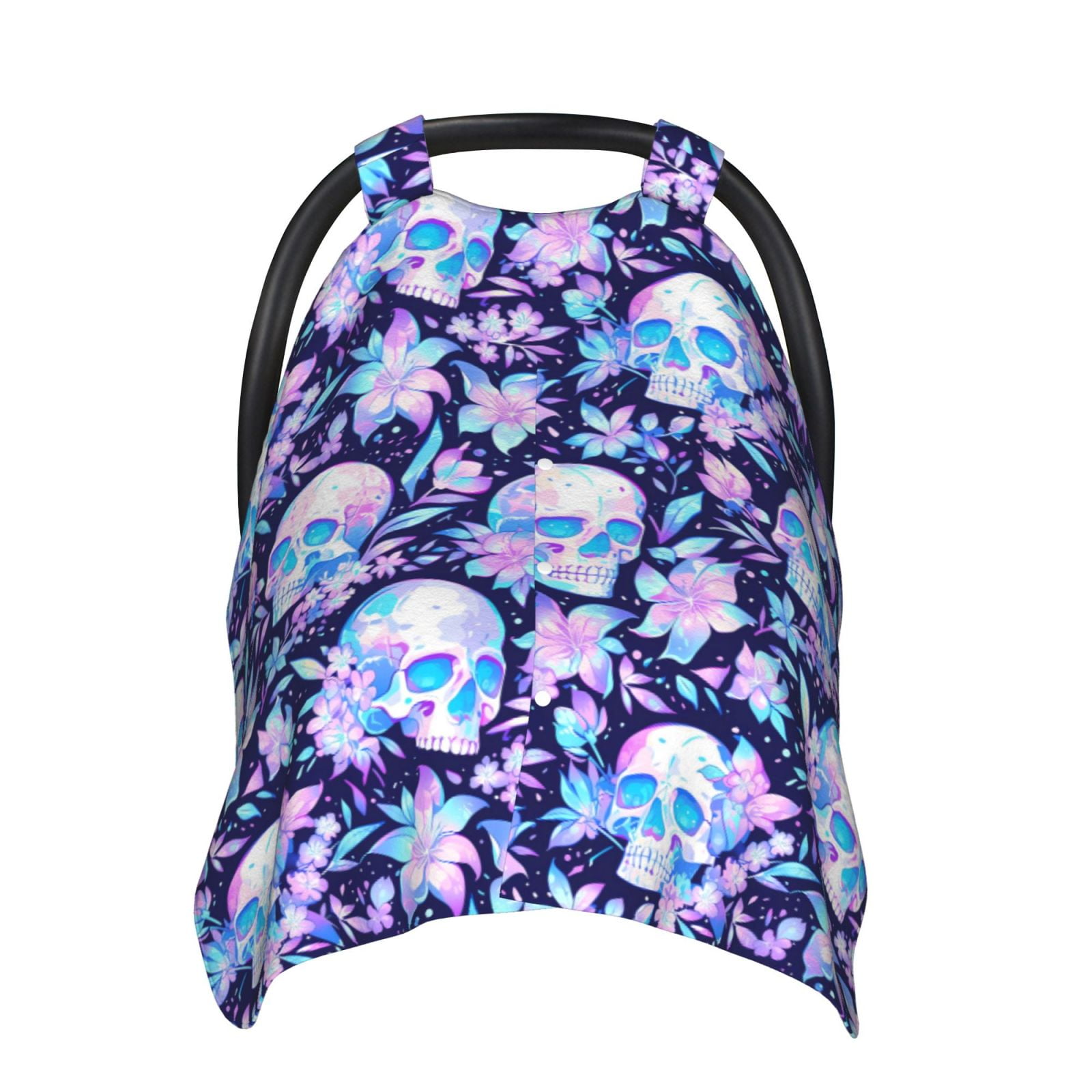 Car Seat Cover Baby - crystal Skull flower leaf Carseat Covers Baby for ...