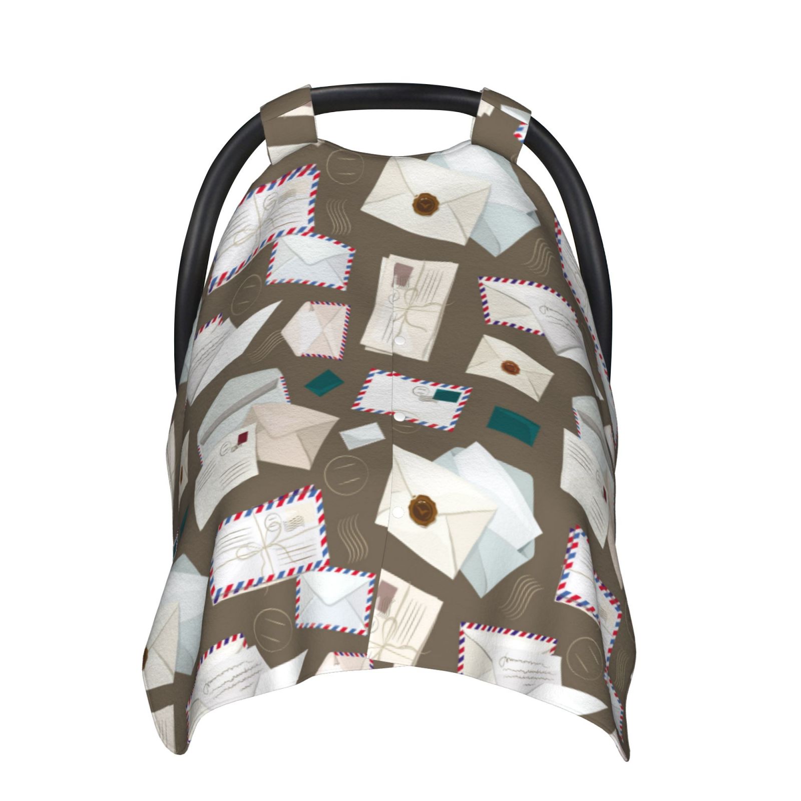 Car Seat Cover Baby - envelope Pattern travel Breathable Infant Car Seat Cover for Baby Carseat, Lightweight Comfort Baby Essentials Must Haves Newborn Stuff for Girl Boy