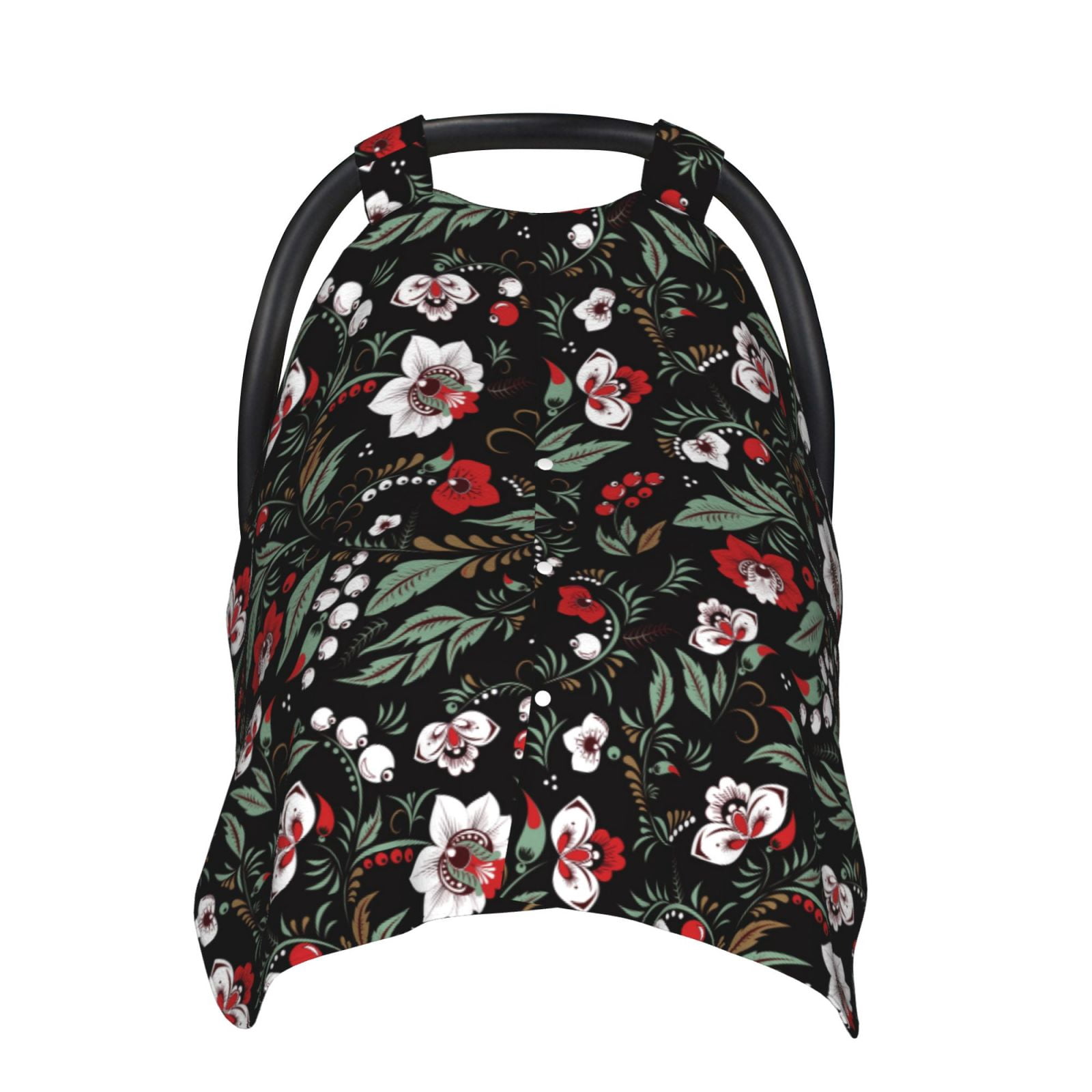 Car Seat Cover Baby - floral prints Breathable Infant Car Seat Cover for Baby Carseat, Lightweight Comfort Baby Essentials Must Haves Newborn Stuff for Girl Boy