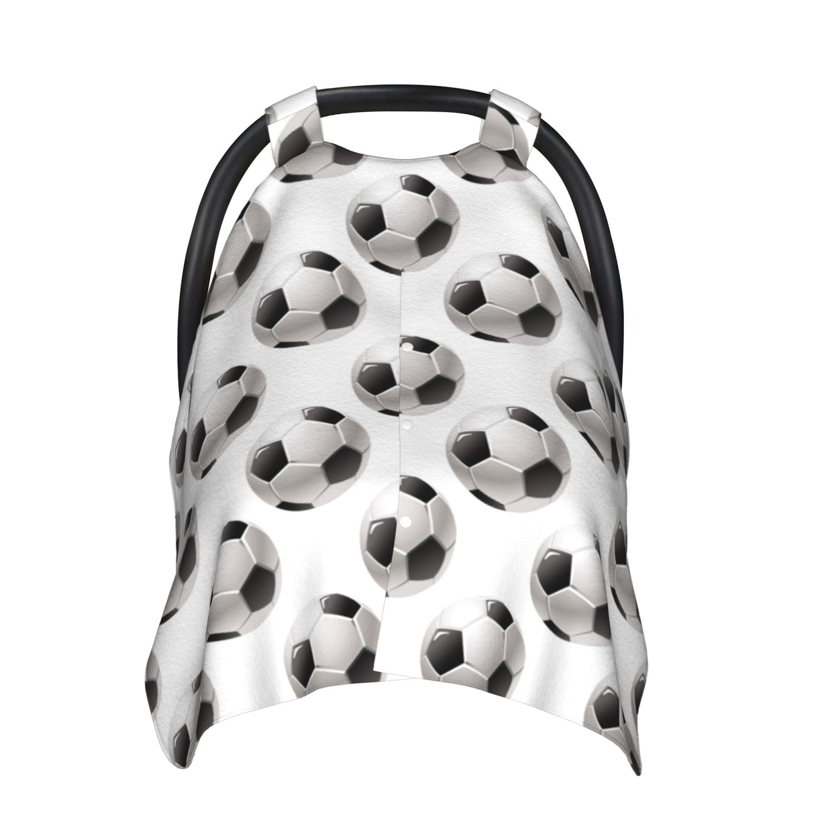 Car Seat Cover Baby - football soccer ball cute Breathable Infant Car Seat Cover for Baby Carseat, Lightweight Comfort Baby Essentials Must Haves Newborn Stuff for Girl Boy
