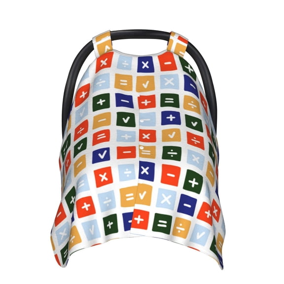 Car Seat Cover Baby - formula sign Breathable Infant Car Seat Cover for Baby Carseat, Lightweight Comfort Baby Essentials Must Haves Newborn Stuff for Girl Boy