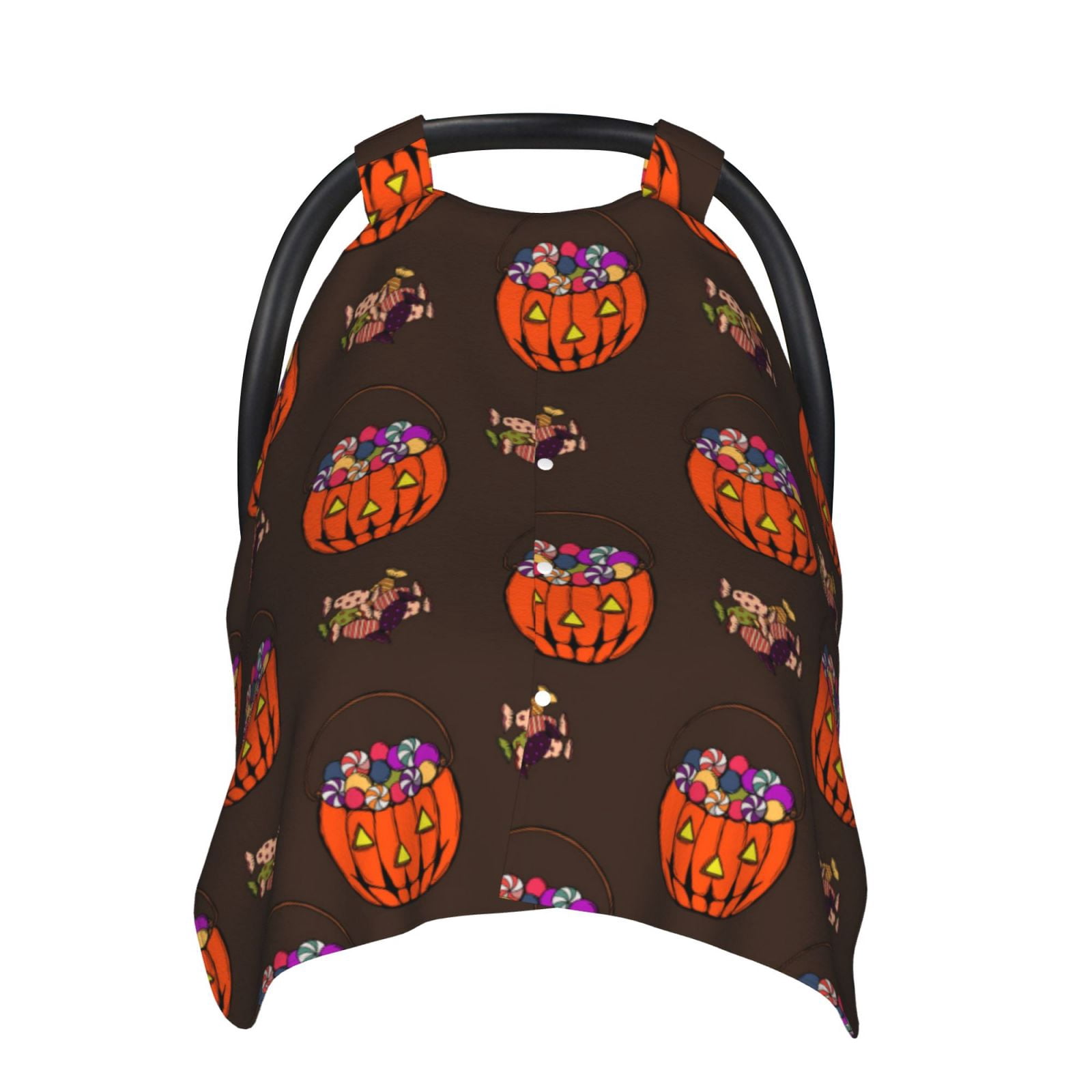 Car Seat Cover Baby - halloween candy pumpkins Breathable Infant Car Seat Cover for Baby Carseat, Lightweight Comfort Baby Essentials Must Haves Newborn Stuff for Girl Boy