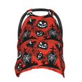 Car Seat Cover Baby, halloween pumpkin print Baby Car Seat Cover for
