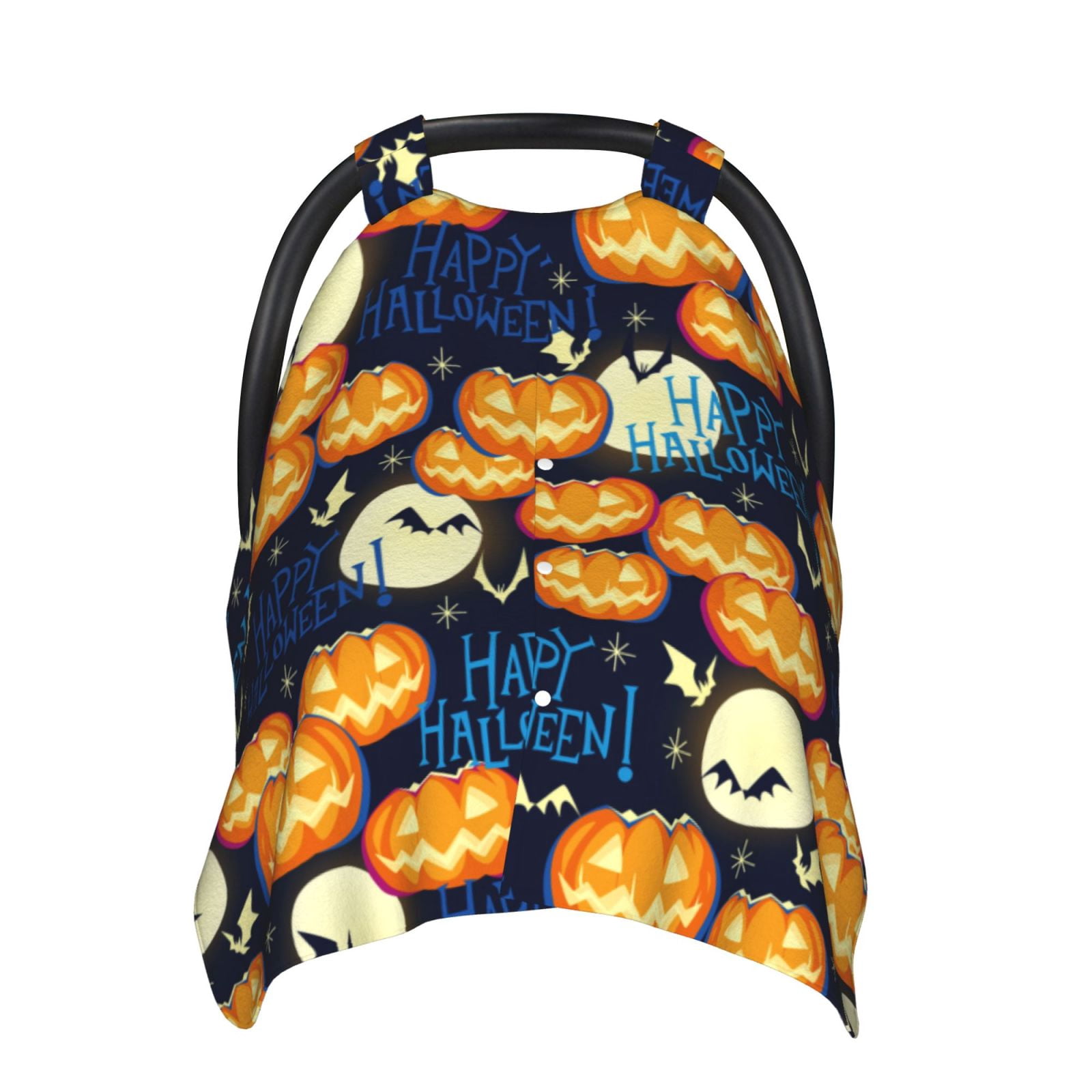 Car Seat Cover Baby - happy halloween pumpkins Breathable Infant Car Seat Cover for Baby Carseat, Lightweight Comfort Baby Essentials Must Haves Newborn Stuff for Girl Boy