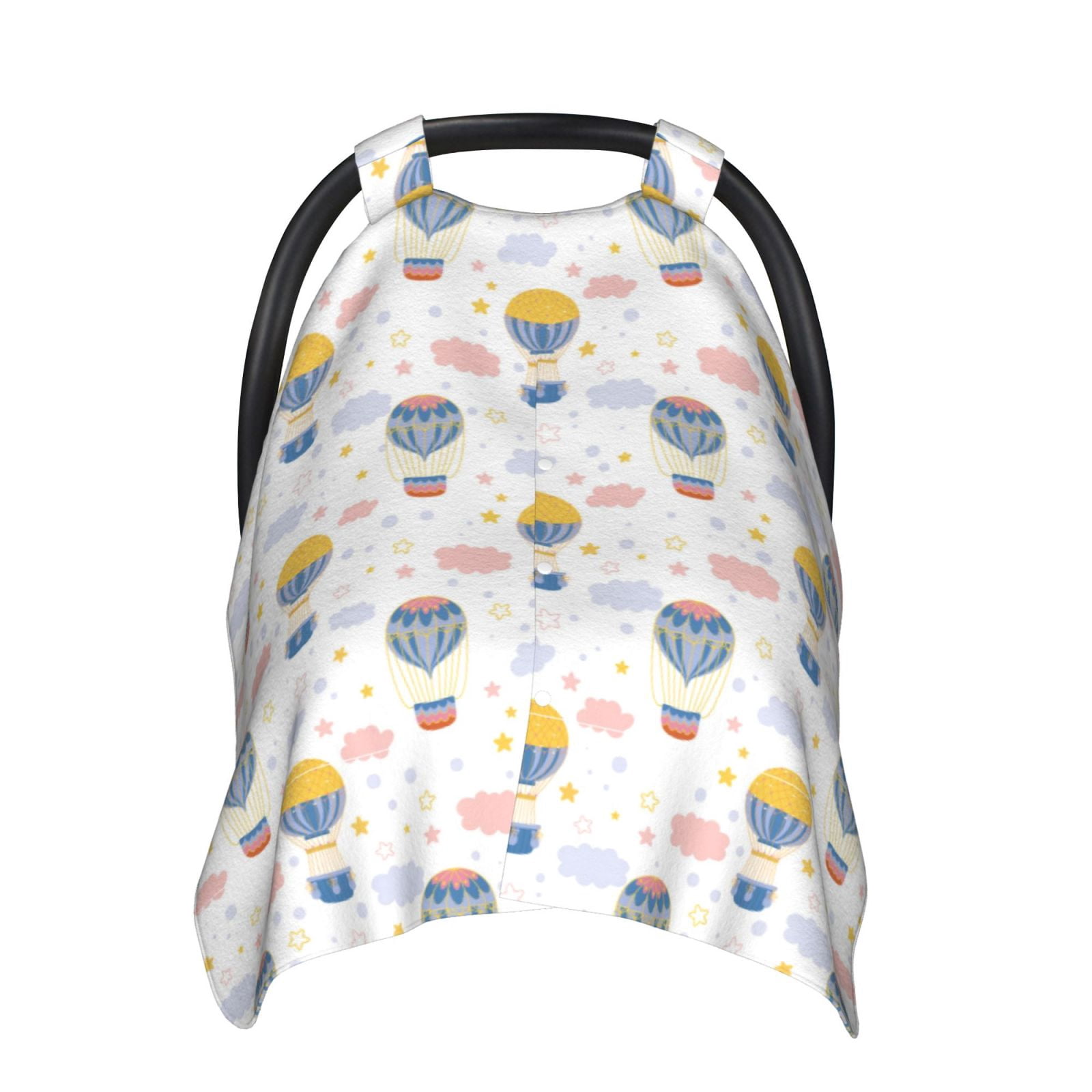 Car Seat Cover Baby - hot air balloon Breathable Infant Car Seat Cover for Baby Carseat, Lightweight Comfort Baby Essentials Must Haves Newborn Stuff for Girl Boy