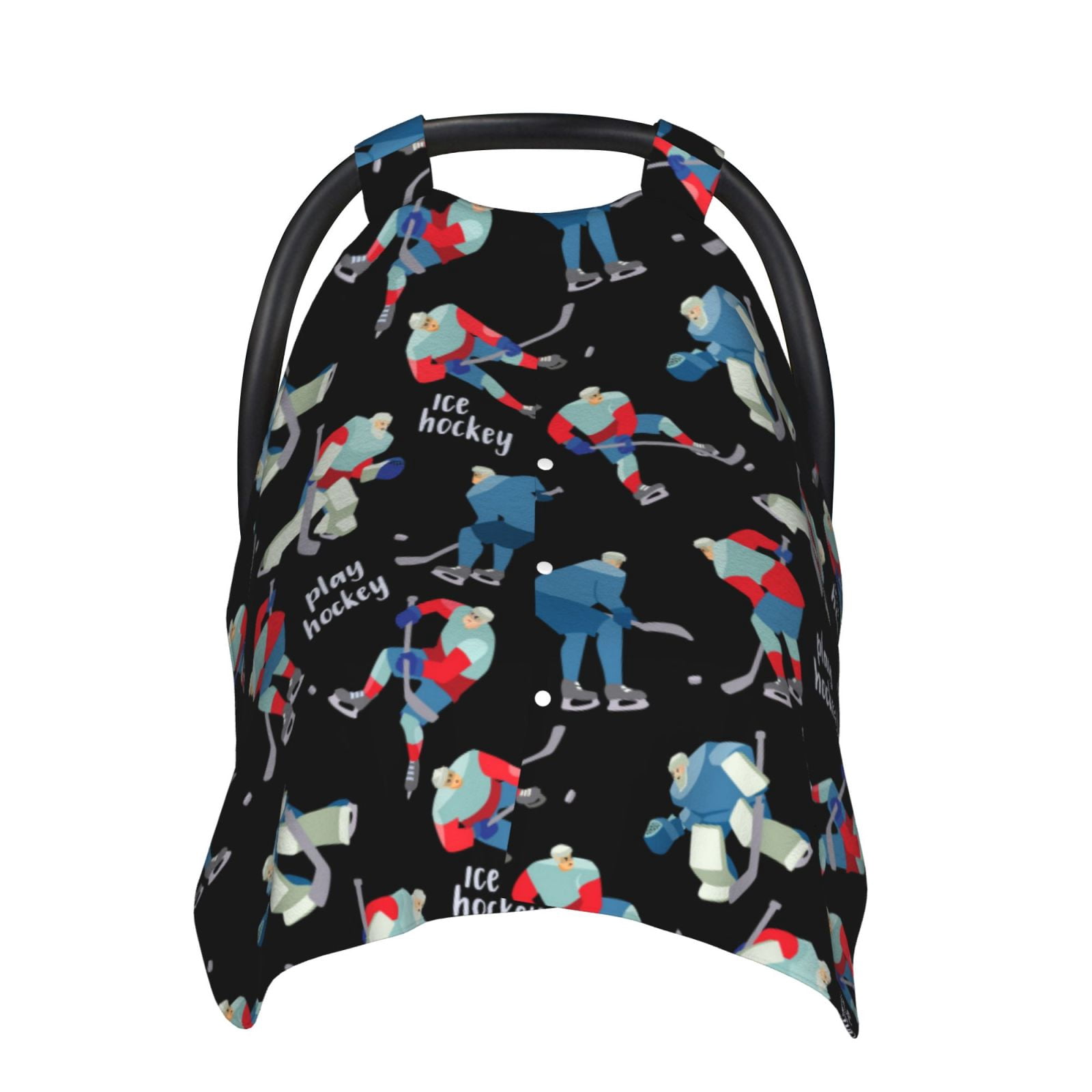 Car Seat Cover Baby - ice hockey black cool Breathable Infant Car Seat Cover for Baby Carseat, Lightweight Comfort Baby Essentials Must Haves Newborn Stuff for Girl Boy