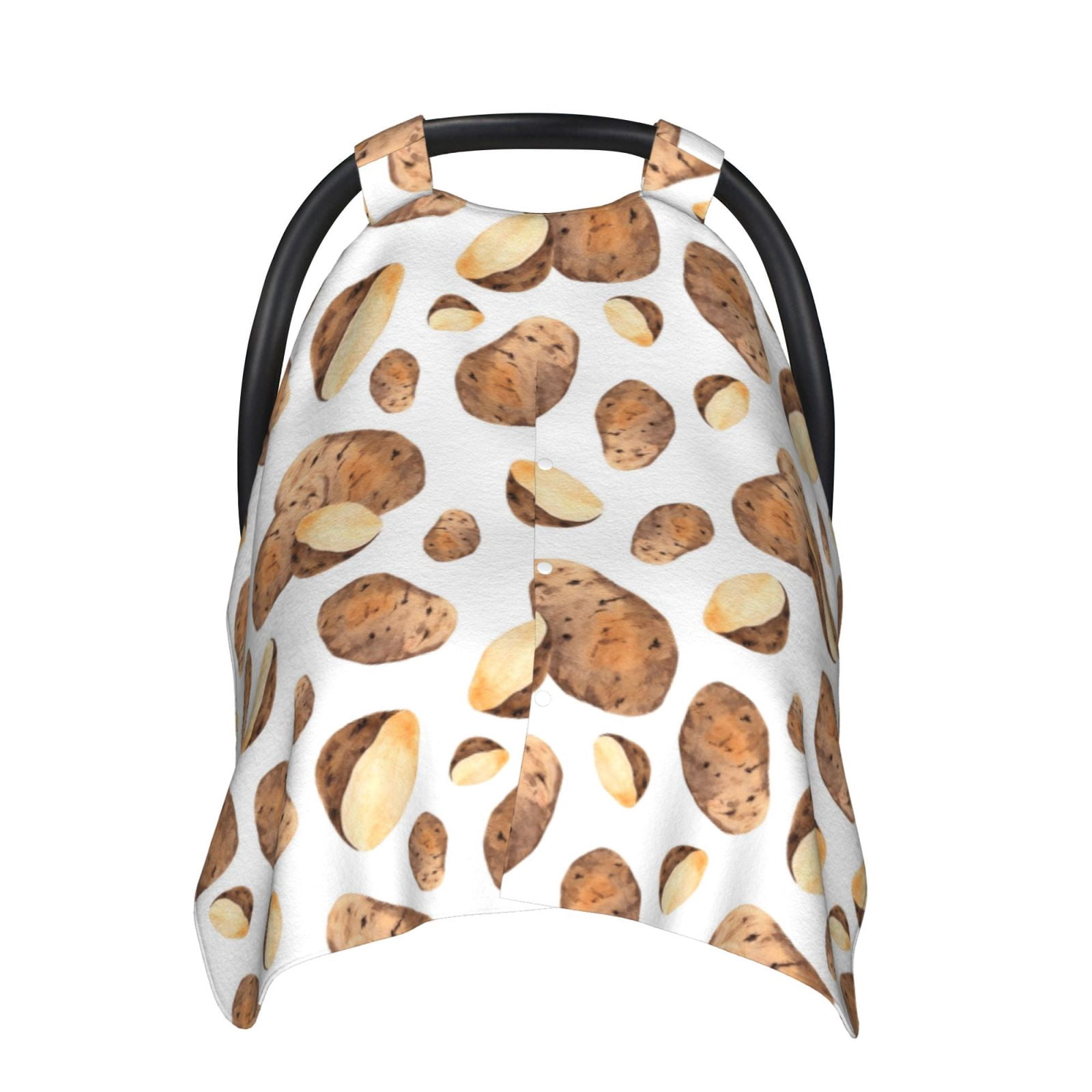 Car Seat Cover Baby - potato pattern Breathable Infant Car Seat Cover for Baby Carseat, Lightweight Comfort Baby Essentials Must Haves Newborn Stuff for Girl Boy