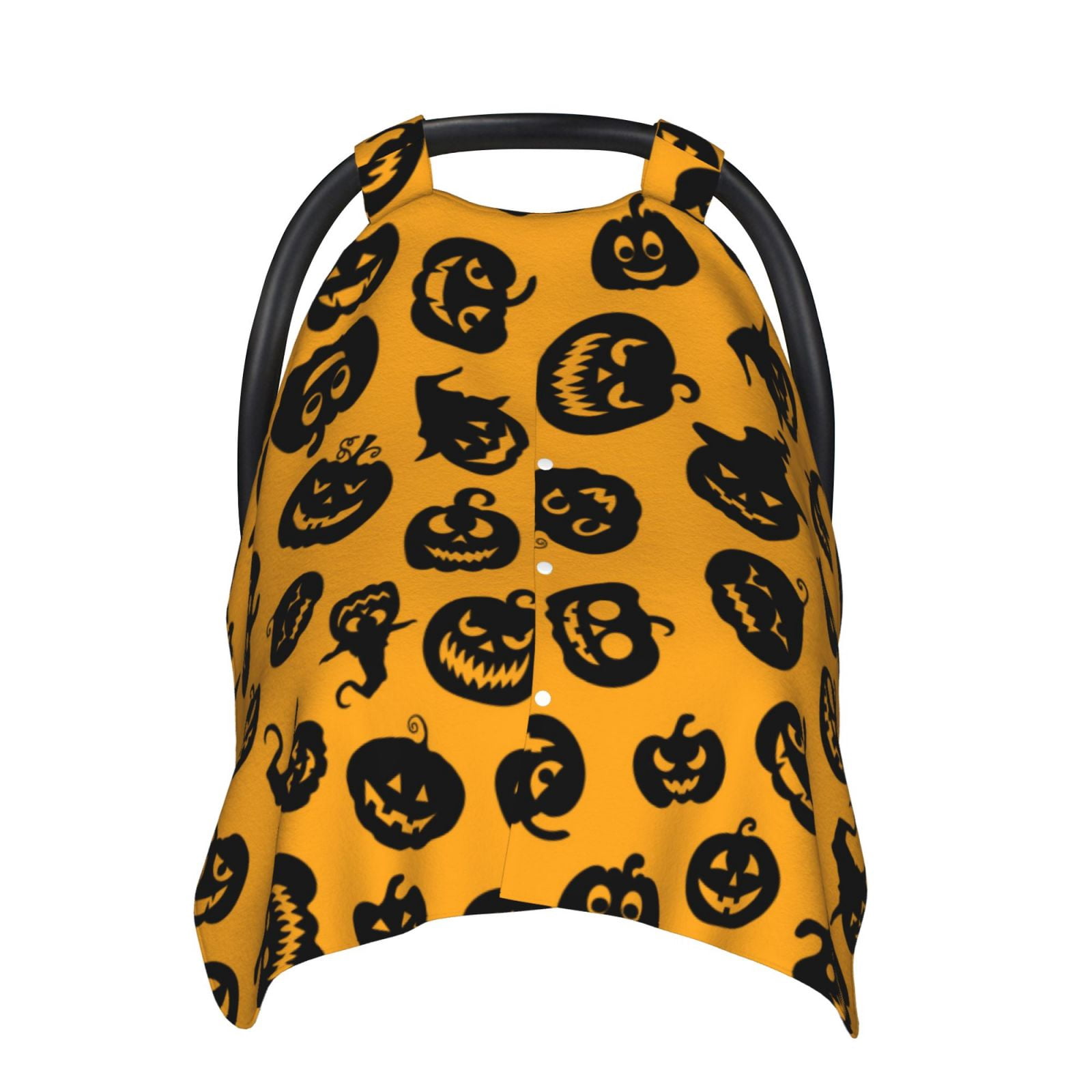 Car Seat Cover Baby - pumpkins print halloween Breathable Infant Car Seat Cover for Baby Carseat, Lightweight Comfort Baby Essentials Must Haves Newborn Stuff for Girl Boy