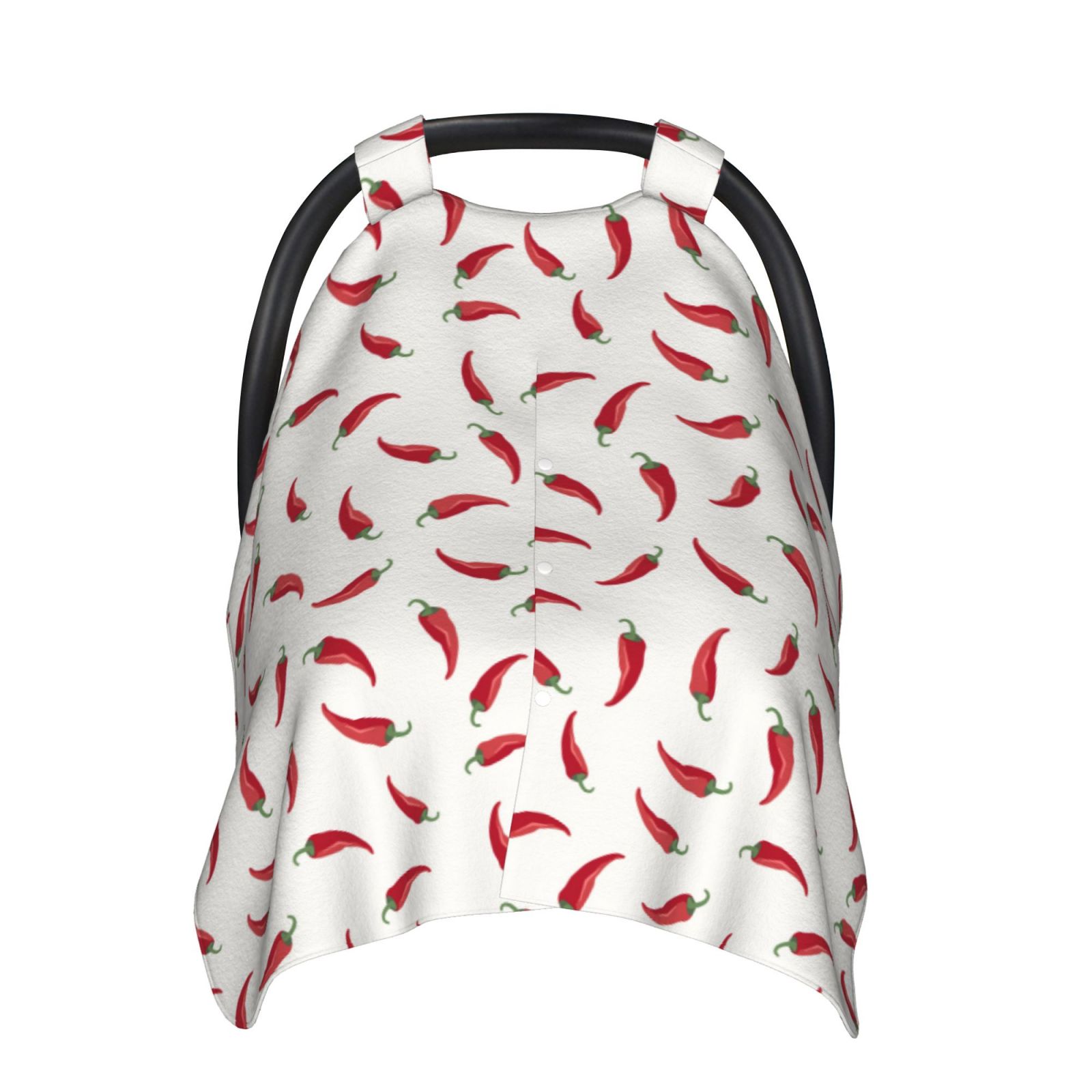 Car Seat Cover Baby - red Chili Pepper Breathable Infant Car Seat Cover for Baby Carseat, Lightweight Comfort Baby Essentials Must Haves Newborn Stuff for Girl Boy