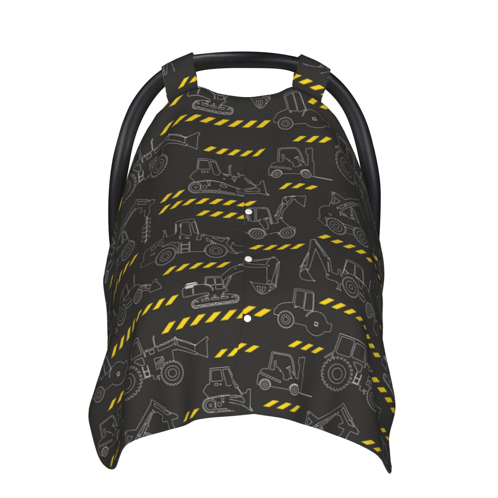 Car Seat Cover Baby - retro excavator Breathable Infant Car Seat Cover for Baby Carseat, Lightweight Comfort Baby Essentials Must Haves Newborn Stuff for Girl Boy