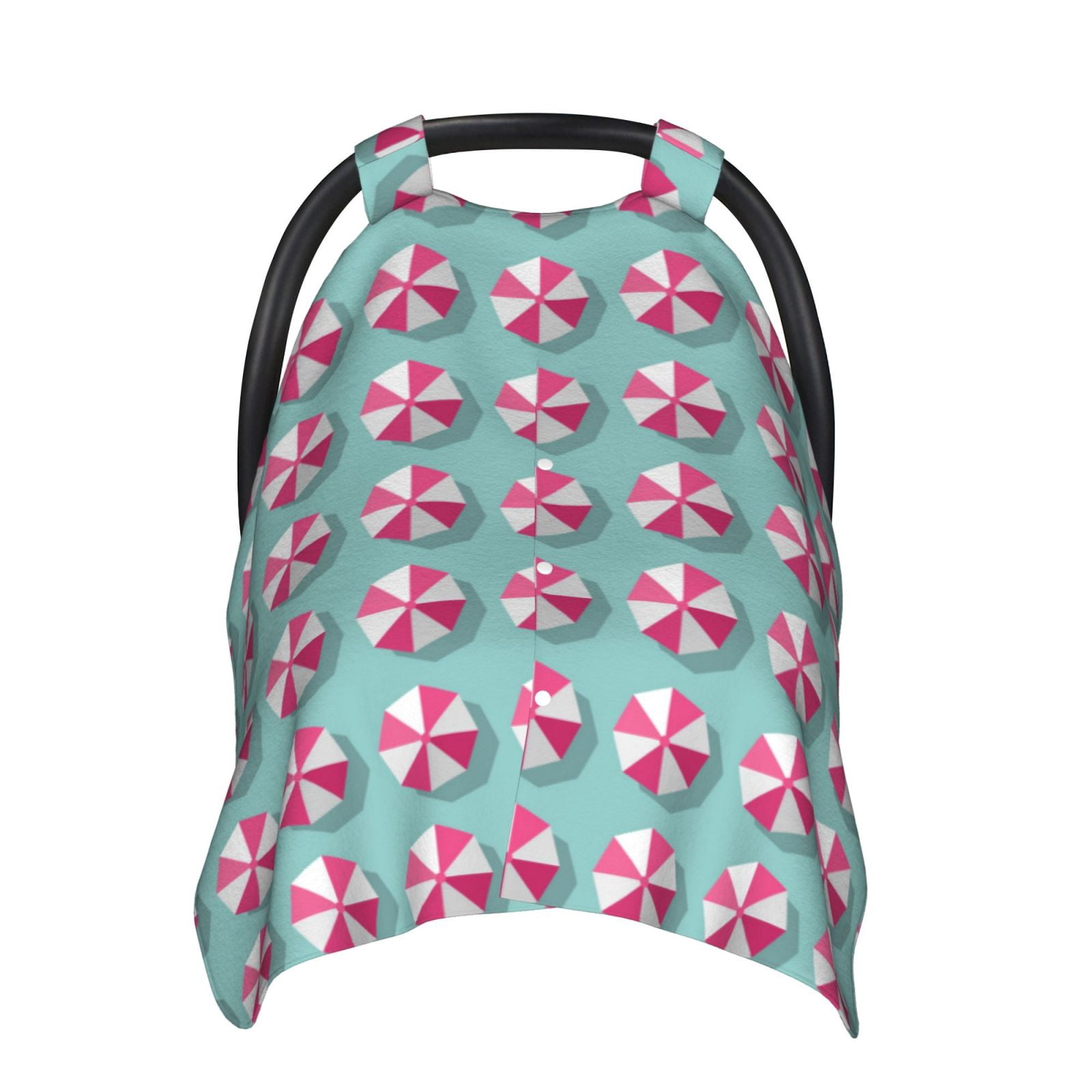 Car Seat Cover Baby - summer Pattern Breathable Infant Car Seat Cover for Baby Carseat, Lightweight Comfort Baby Essentials Must Haves Newborn Stuff for Girl Boy