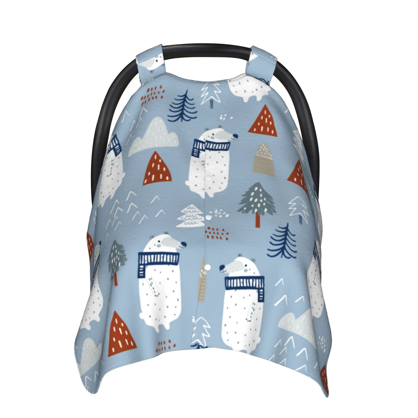 Car Seat Cover Baby - winter Scarf beer Breathable Infant Car Seat Cover for Baby Carseat, Lightweight Comfort Baby Essentials Must Haves Newborn Stuff for Girl Boy