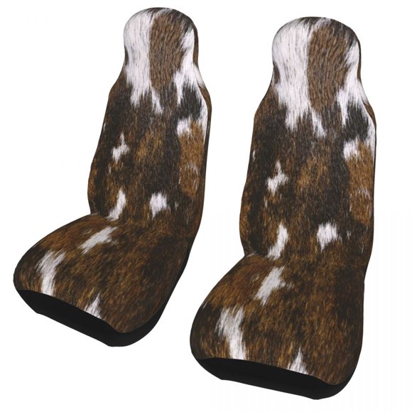 Car Seat Cover Cowhide Leather Texture3D Print Animal Hide Automobiles Seat Covers Fit for Cars Tr