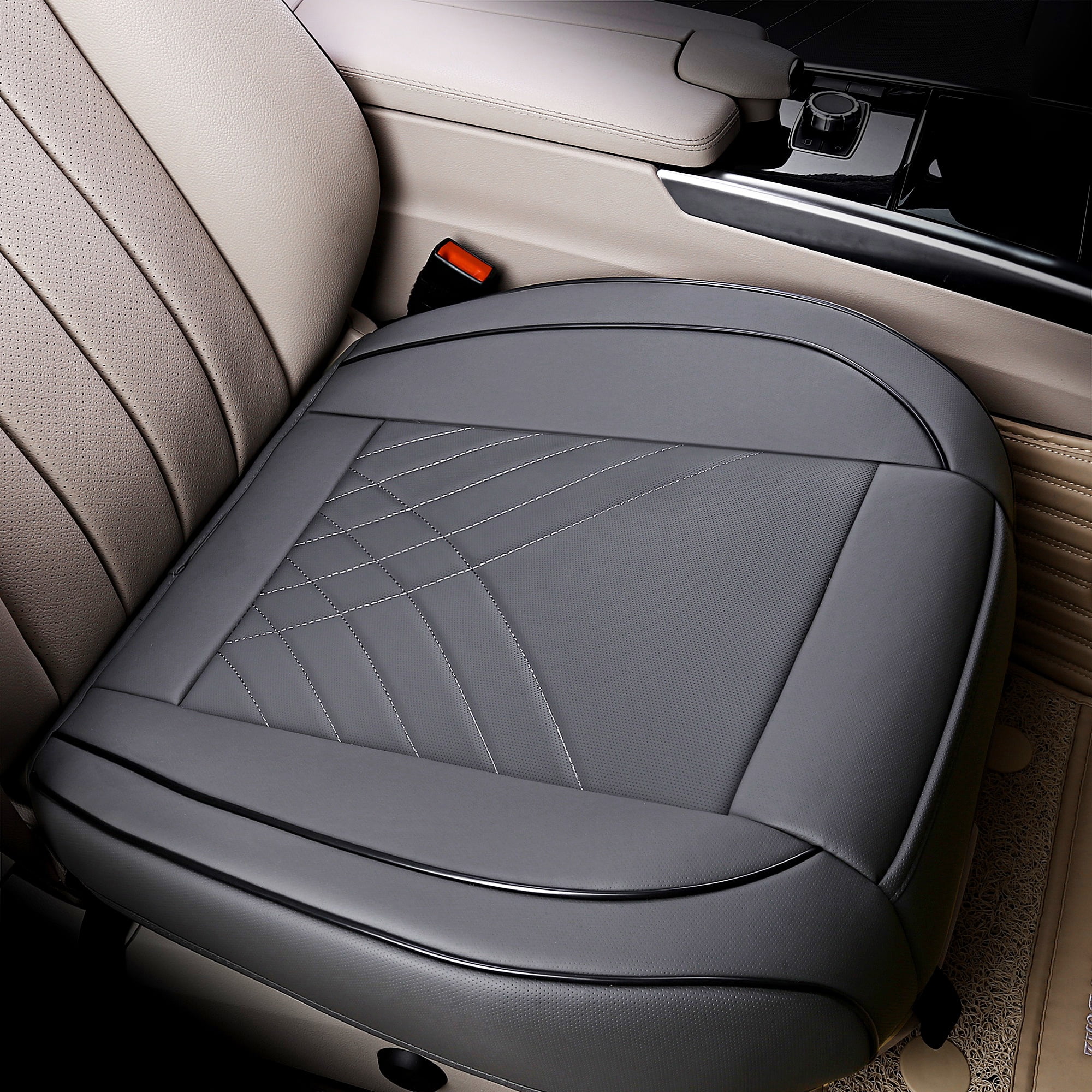 Car Seat Cover: Easy to Install, Fits Most Cars, Vans, Trucks, and SUVs – Gray